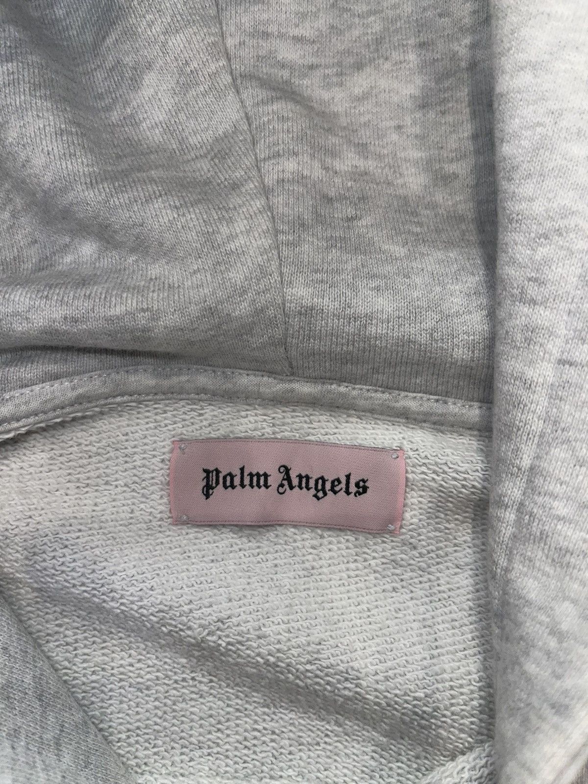 Palm Angels Palm Angels Big Logo "Adios" Grey Hoodie Size US L / EU 52-54 / 3 - 18 Thumbnail