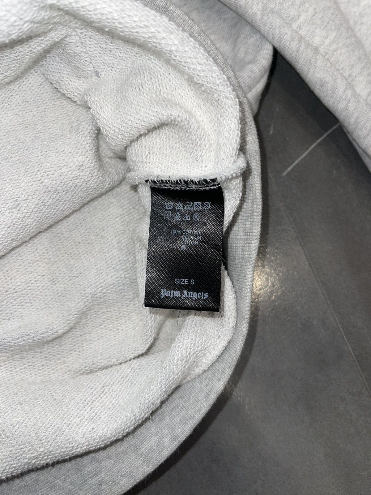 Palm Angels Palm Angels Big Logo "Adios" Grey Hoodie Size US L / EU 52-54 / 3 - 19 Thumbnail