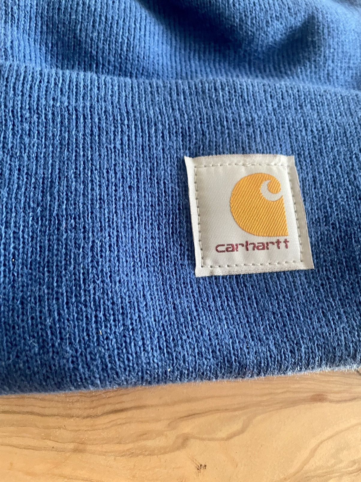 Carhartt Carhartt Stitch Knit Cuff OG Badge Logo Beanie in Blue Size ONE SIZE - 4 Thumbnail