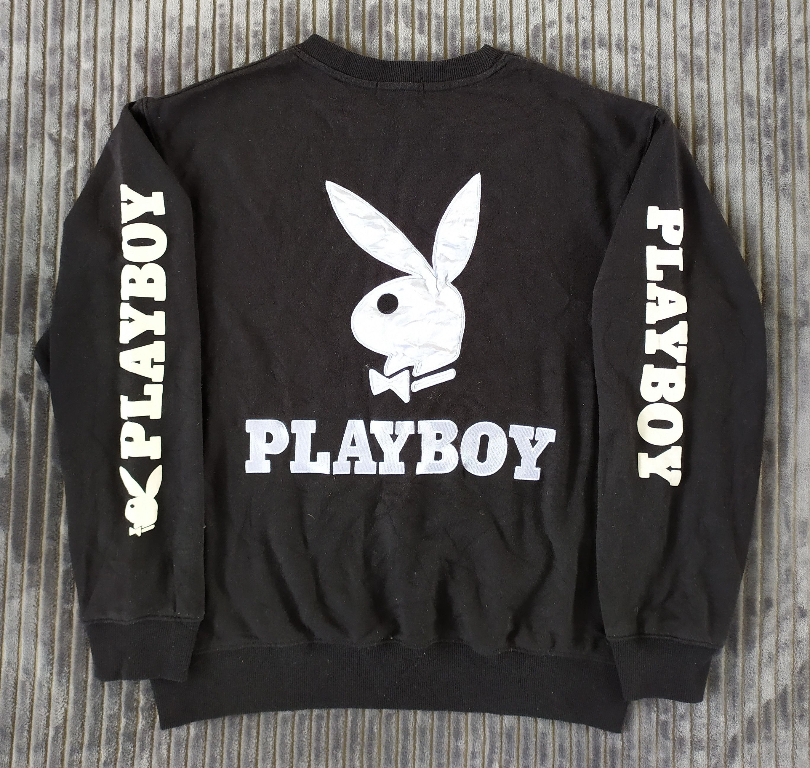 Playboy × Vintage Vintage PLAYBOY big logo Sweatshirt Size US M / EU 48-50 / 2 - 1 Thumbnail