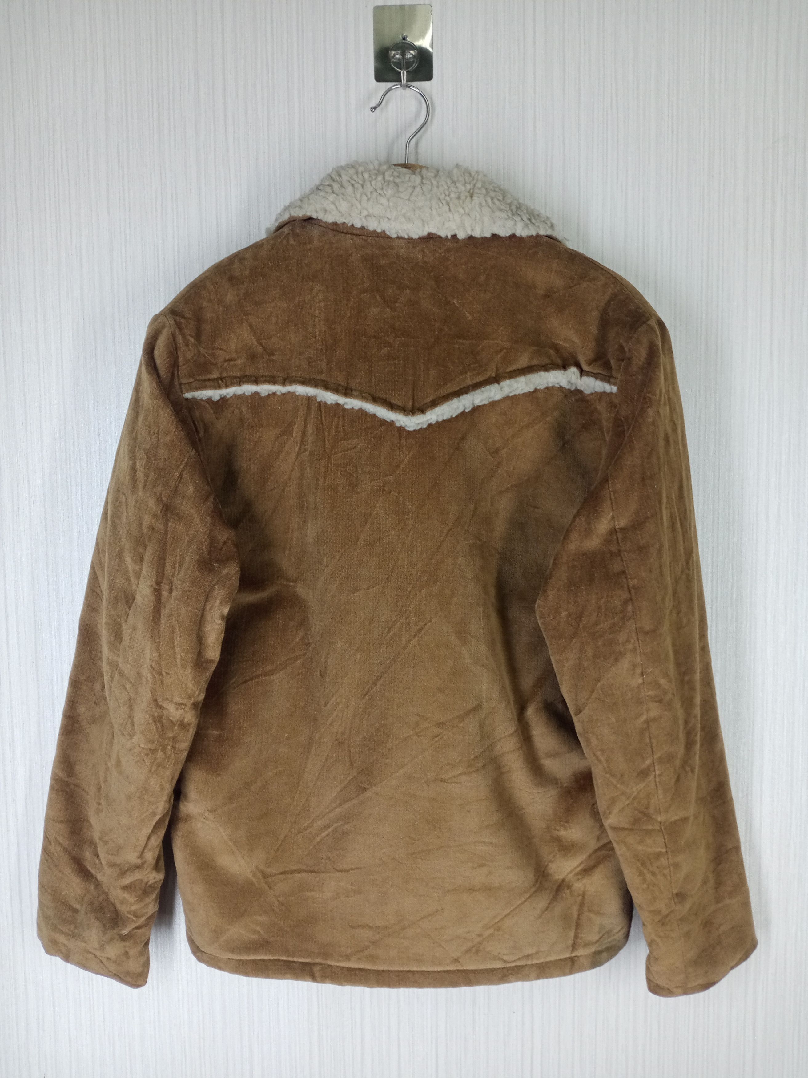 Lee Vintage Lee Storm Rider Suede Sherpa Jacket Size US M / EU 48-50 / 2 - 7 Thumbnail