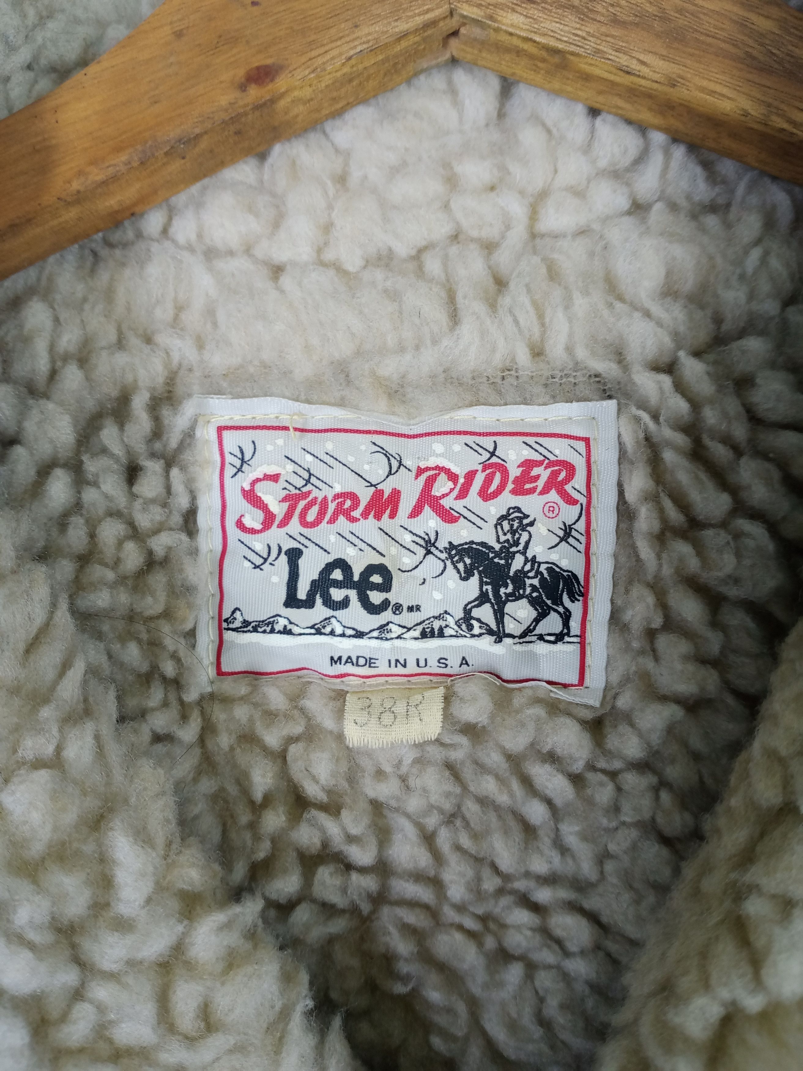 Lee Vintage Lee Storm Rider Suede Sherpa Jacket Size US M / EU 48-50 / 2 - 6 Thumbnail