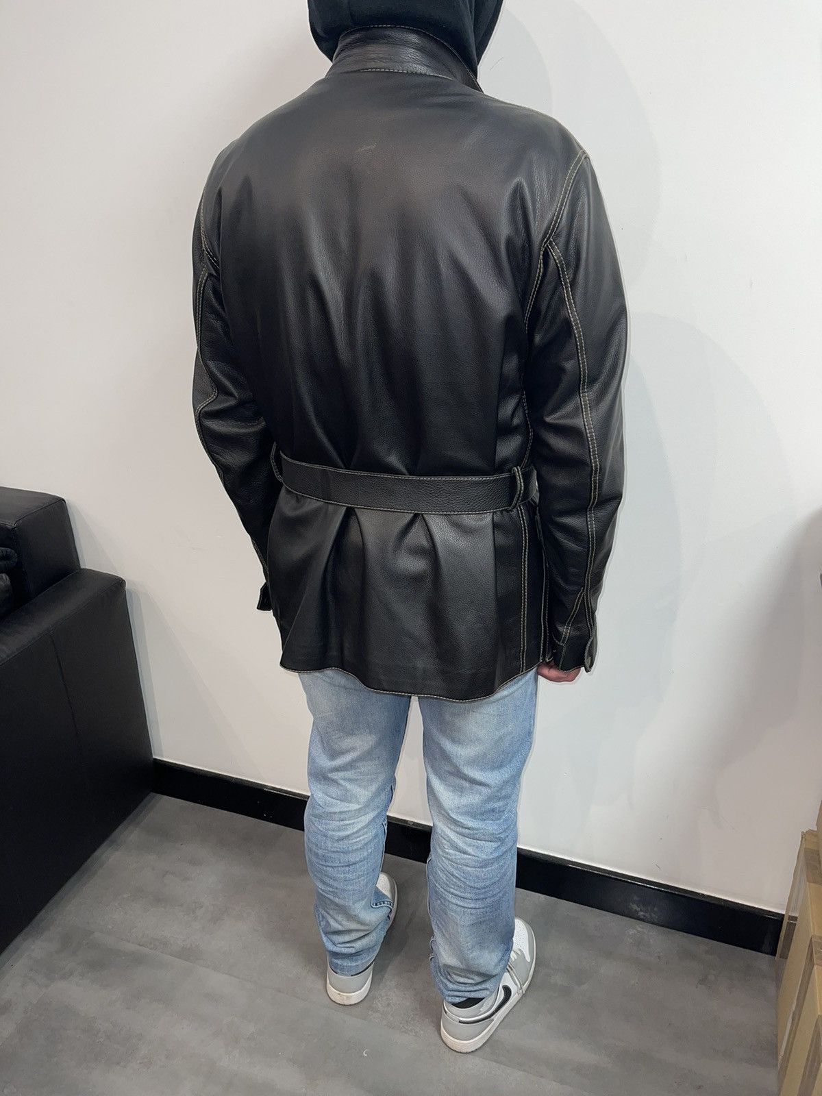 Gucci SS02 Gucci 3D Pockets Leather Military Jacket Size US M / EU 48-50 / 2 - 5 Thumbnail