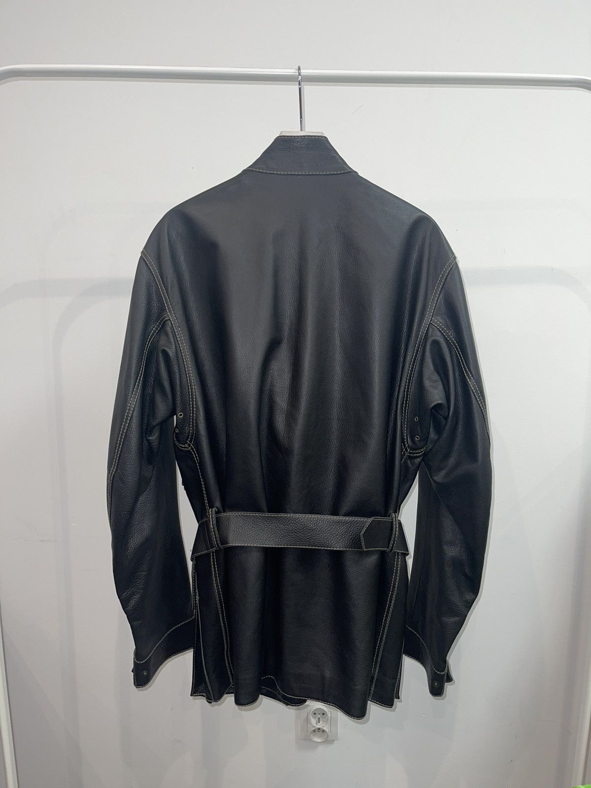 Gucci SS02 Gucci 3D Pockets Leather Military Jacket Size US M / EU 48-50 / 2 - 7 Thumbnail
