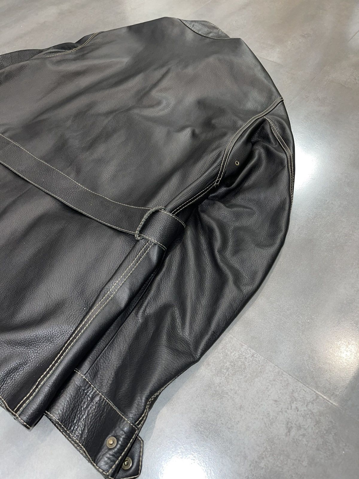 Gucci SS02 Gucci 3D Pockets Leather Military Jacket Size US M / EU 48-50 / 2 - 18 Thumbnail