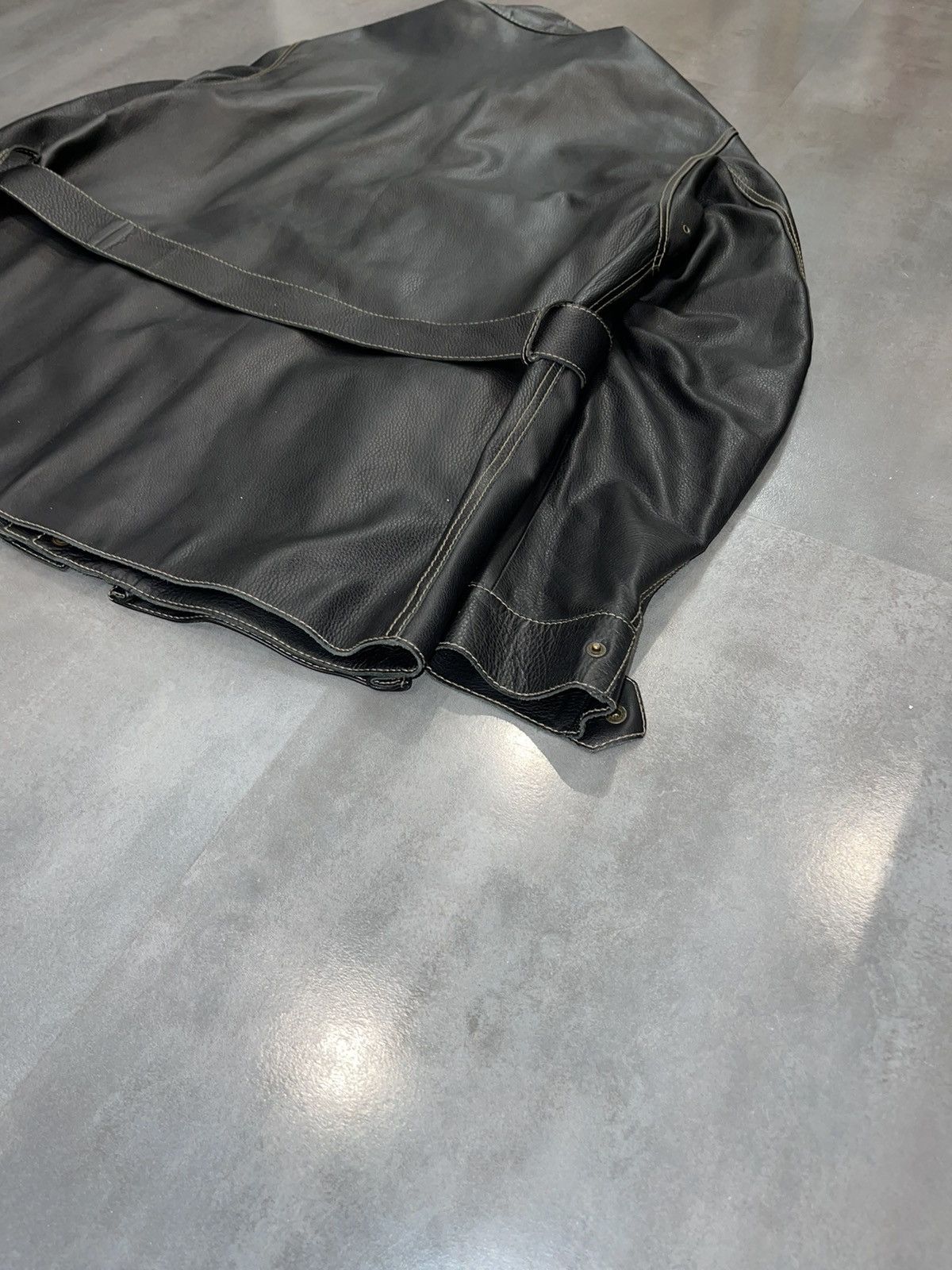 Gucci SS02 Gucci 3D Pockets Leather Military Jacket Size US M / EU 48-50 / 2 - 13 Thumbnail