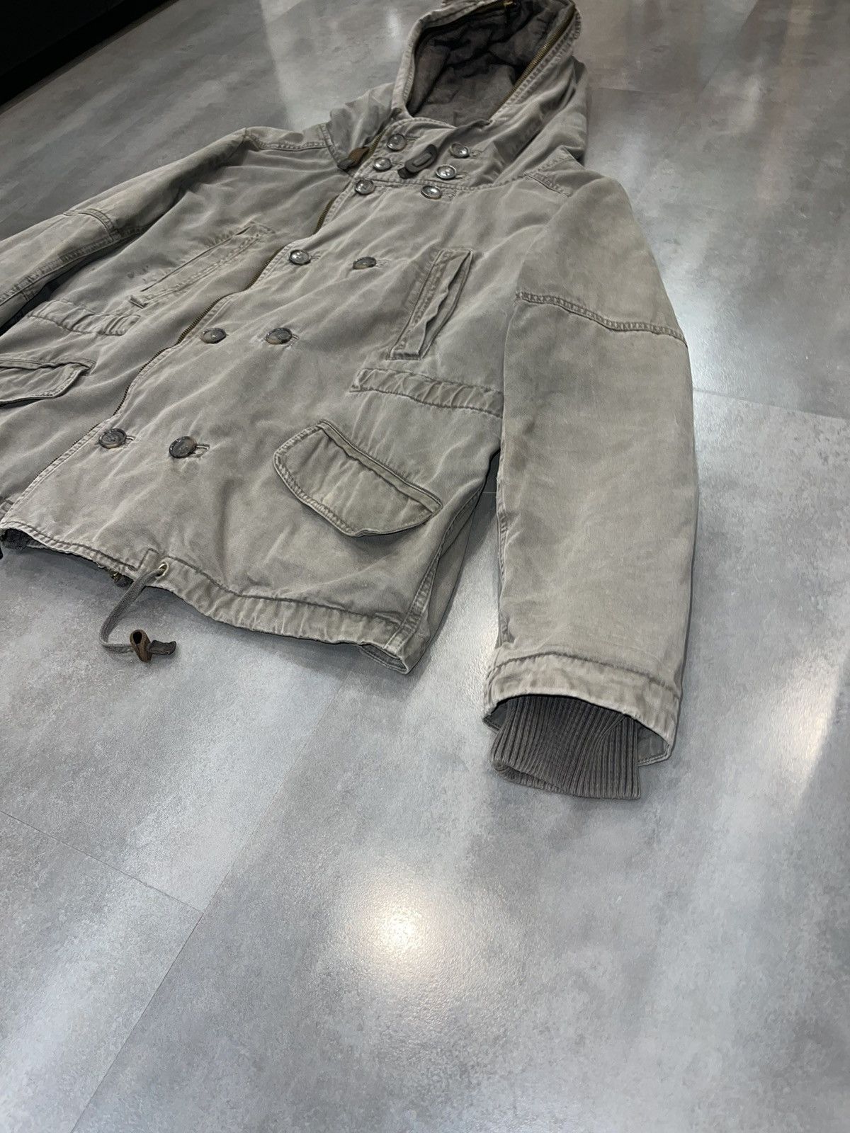 Dolce & Gabbana AW04 Archive Dolce & Gabbana Technical Washed Grey Parka Size US L / EU 52-54 / 3 - 9 Thumbnail