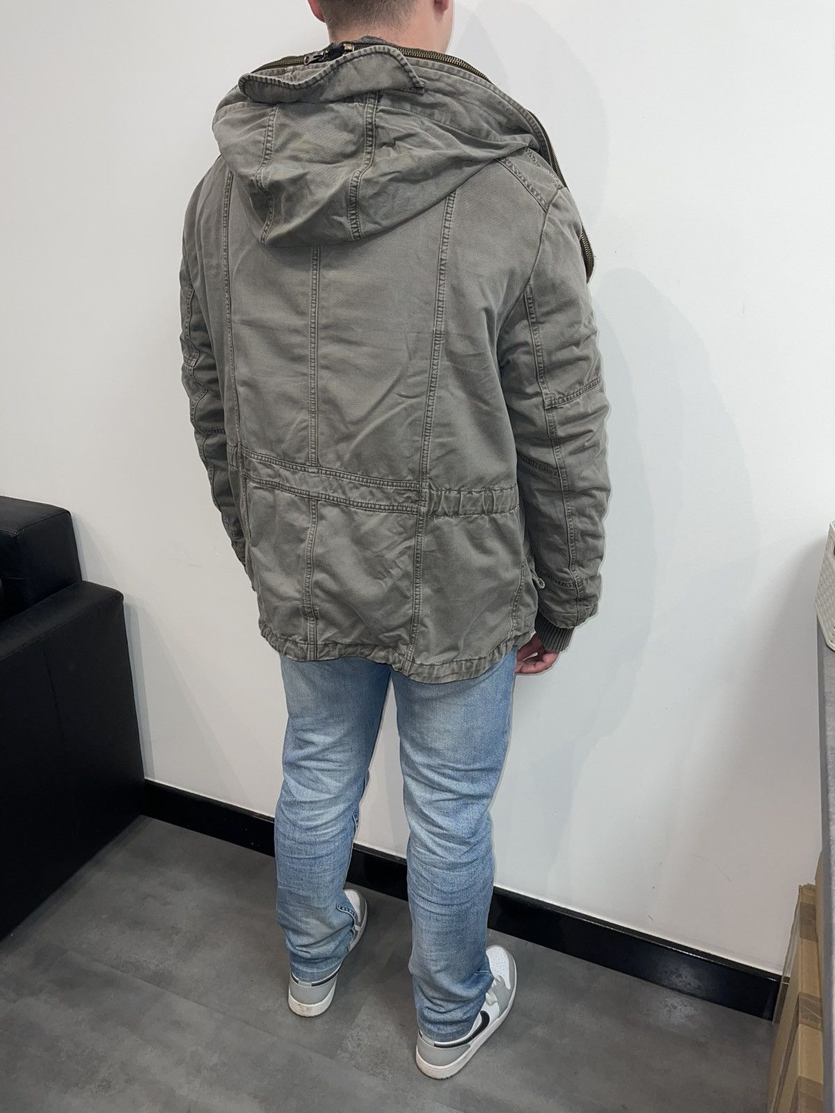 Dolce & Gabbana AW04 Archive Dolce & Gabbana Technical Washed Grey Parka Size US L / EU 52-54 / 3 - 6 Thumbnail