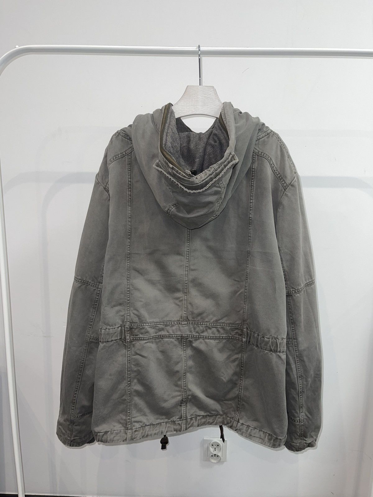 Dolce & Gabbana AW04 Archive Dolce & Gabbana Technical Washed Grey Parka Size US L / EU 52-54 / 3 - 8 Thumbnail