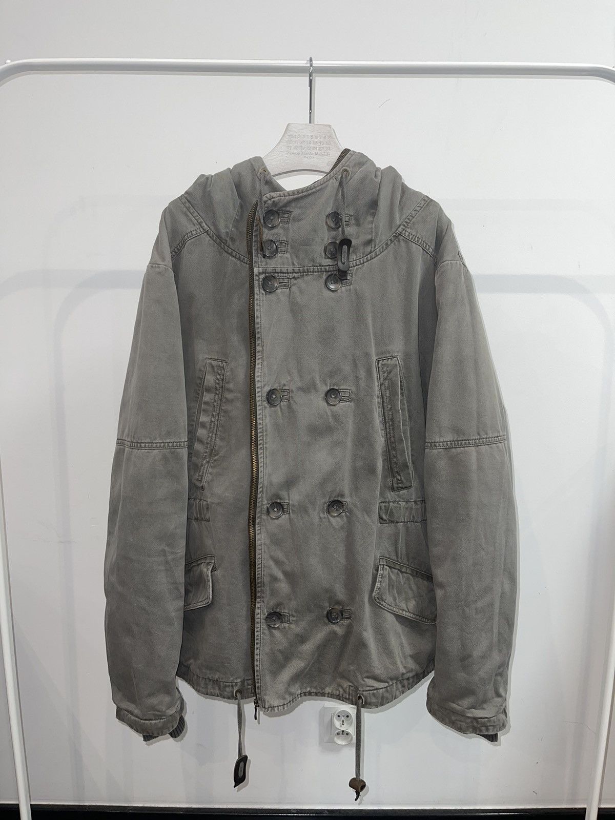 Dolce & Gabbana AW04 Archive Dolce & Gabbana Technical Washed Grey Parka Size US L / EU 52-54 / 3 - 7 Thumbnail