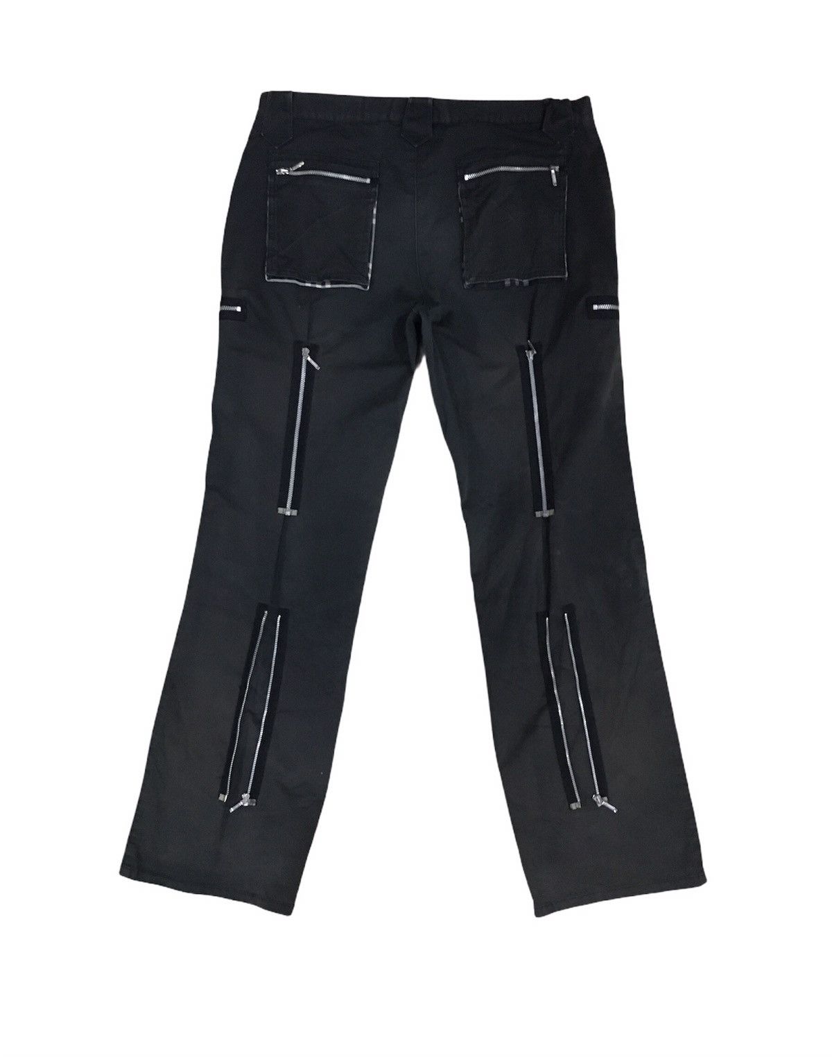 image of Burberry Seditionaries Bondage Zipper Pants in Black, Men's (Size 33)