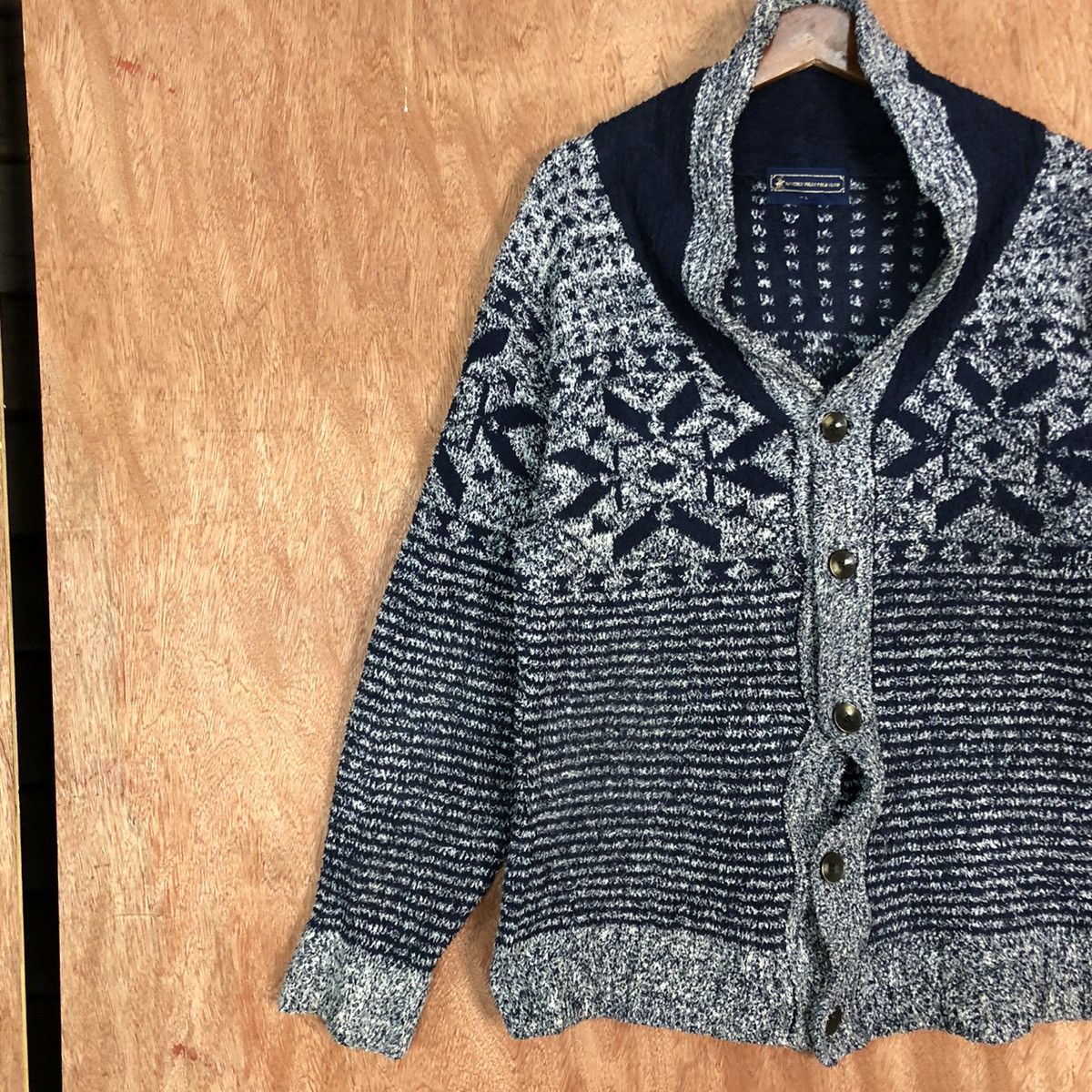 Beverly Hills Polo Club DLL Beverly Hills Polo Club Knitwear cardigan navajo#c818 Size US L / EU 52-54 / 3 - 7 Thumbnail