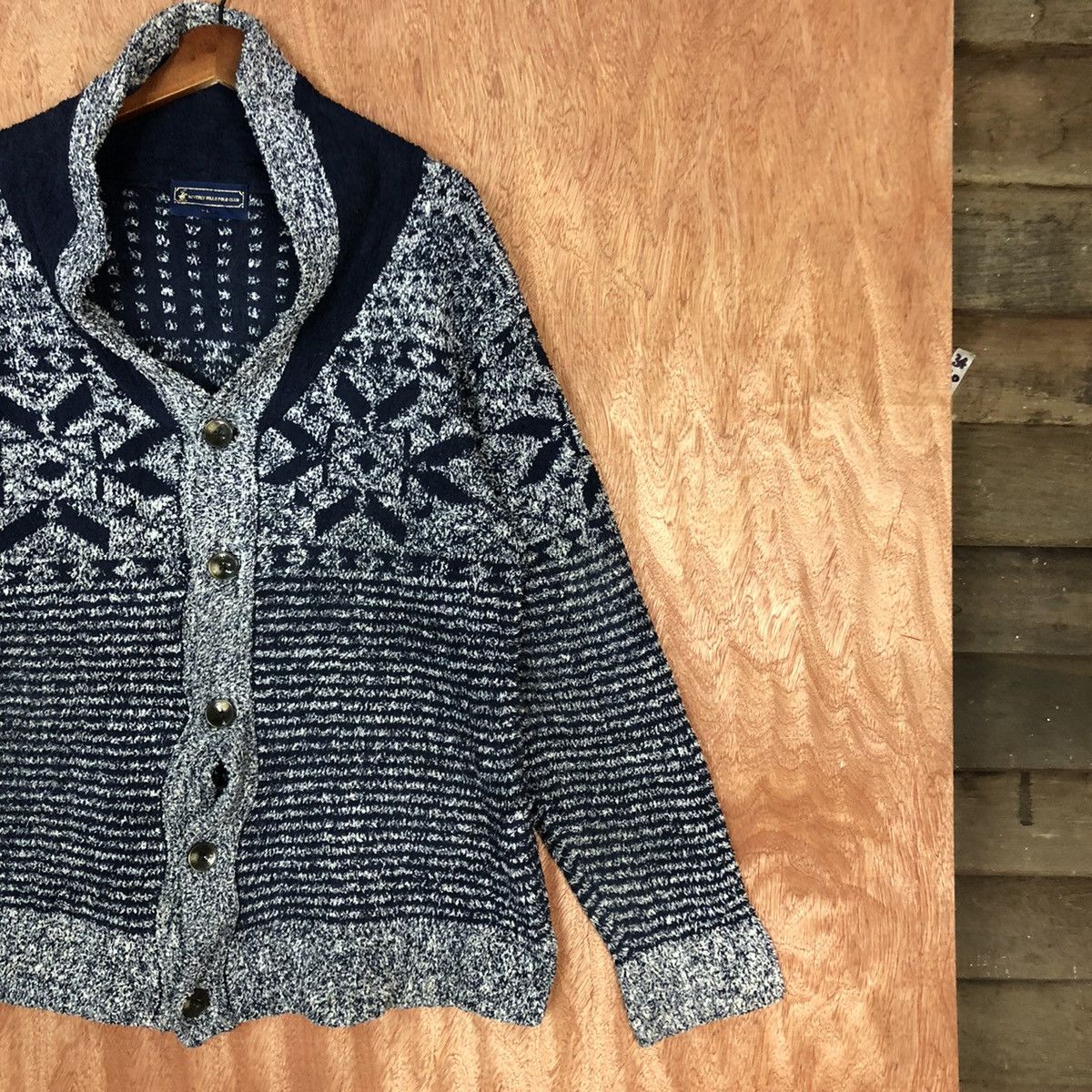 Beverly Hills Polo Club DLL Beverly Hills Polo Club Knitwear cardigan navajo#c818 Size US L / EU 52-54 / 3 - 5 Thumbnail