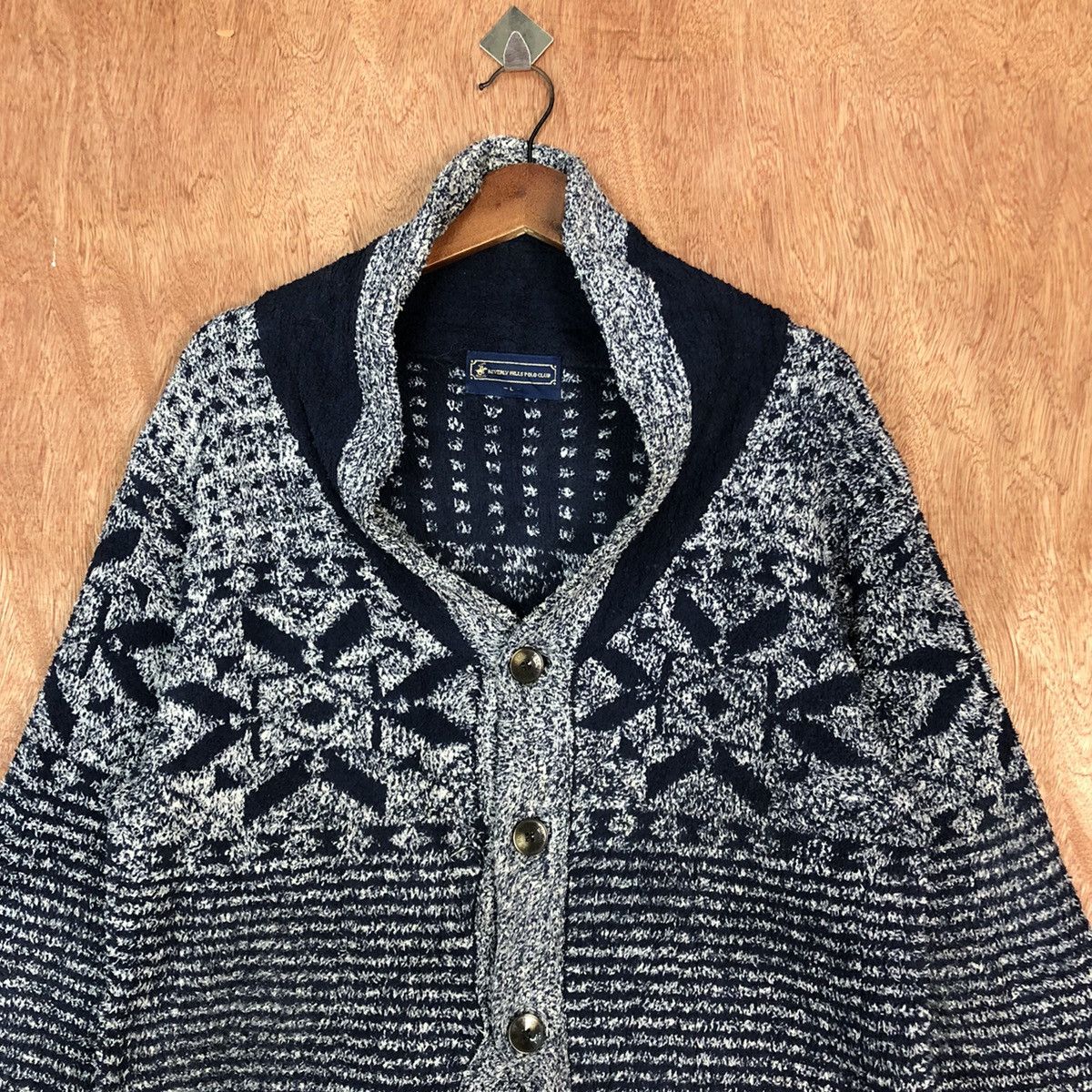 Beverly Hills Polo Club DLL Beverly Hills Polo Club Knitwear cardigan navajo#c818 Size US L / EU 52-54 / 3 - 2 Thumbnail