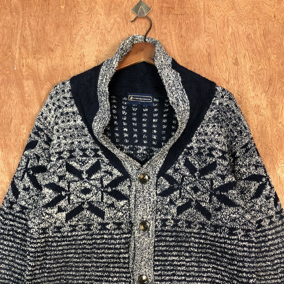 Beverly Hills Polo Club DLL Beverly Hills Polo Club Knitwear cardigan navajo#c818 Size US L / EU 52-54 / 3 - 9 Thumbnail