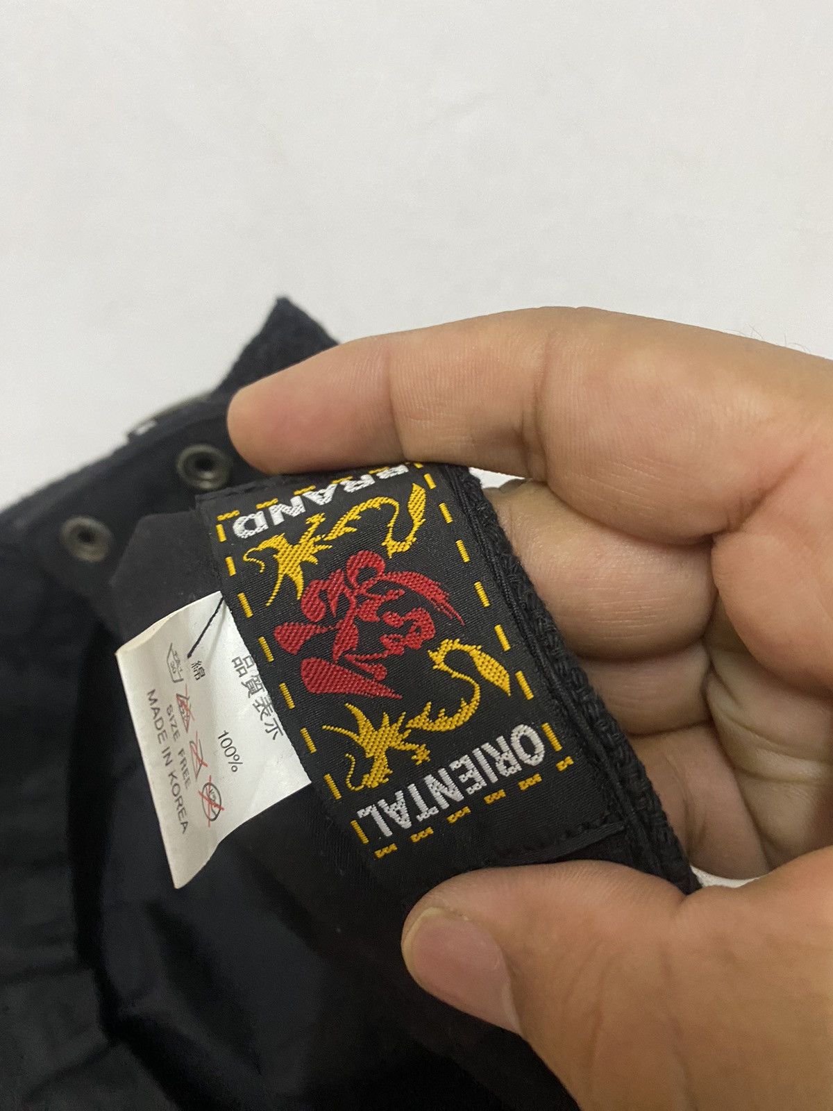 Japanese Brand 🔥Vintage🔥Full Embroid Like Sukajan Oriental Brand Flat Hat Size ONE SIZE - 6 Thumbnail