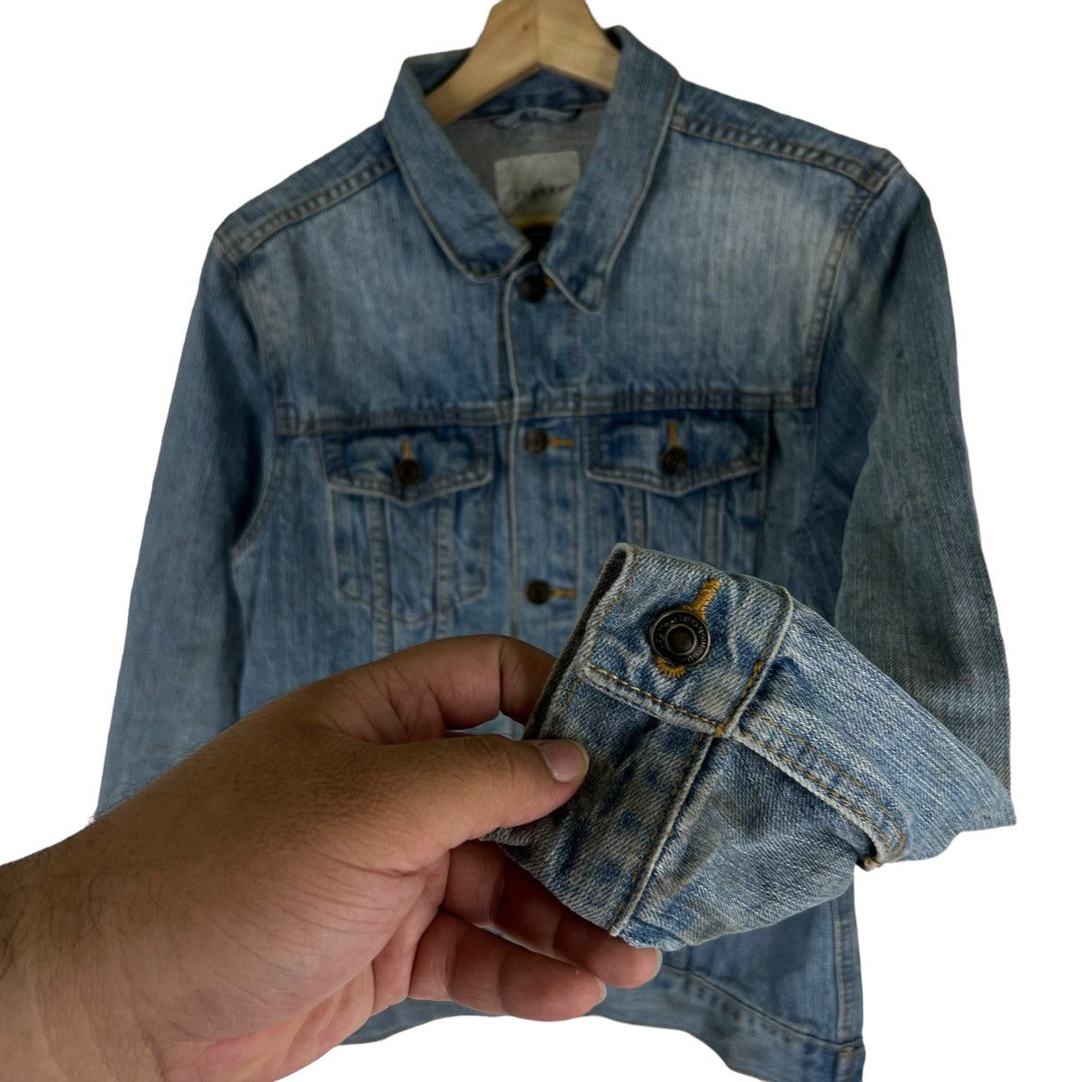 Japanese Brand VINTAGE TRUCKER DENIM JACKET CROPPED STYLE BROWNY JAPAN Size M / US 6-8 / IT 42-44 - 4 Thumbnail