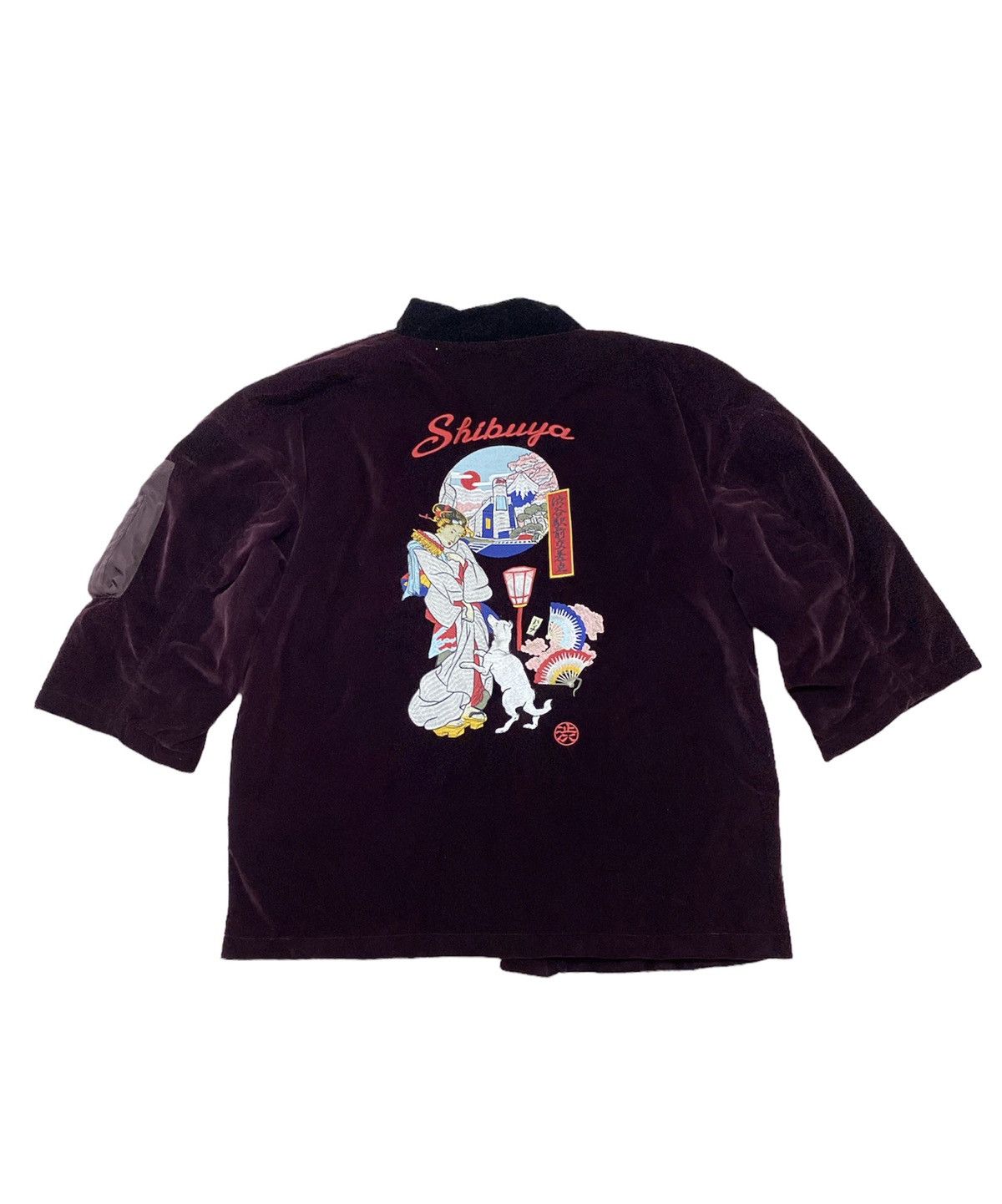 Japanese Brand Limited Rare Vanquish Hanten Kimono MA-1 Sibuya Embroidered Size US M / EU 48-50 / 2 - 1 Thumbnail