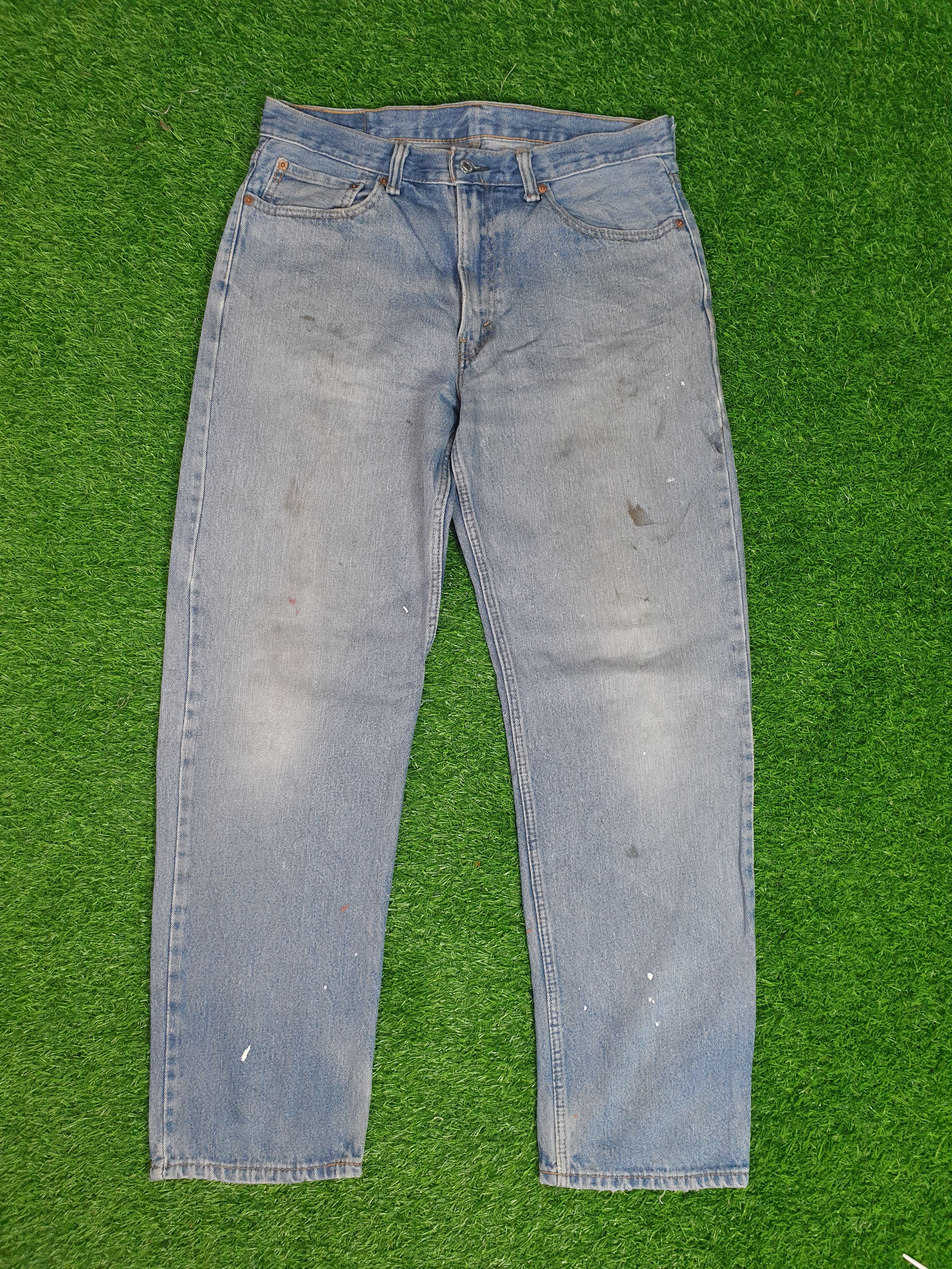 Levi's Vintage LEVIS 550 Sun Faded Light Size 34X32 Jeans L0105 Size US 34 / EU 50 - 1 Thumbnail