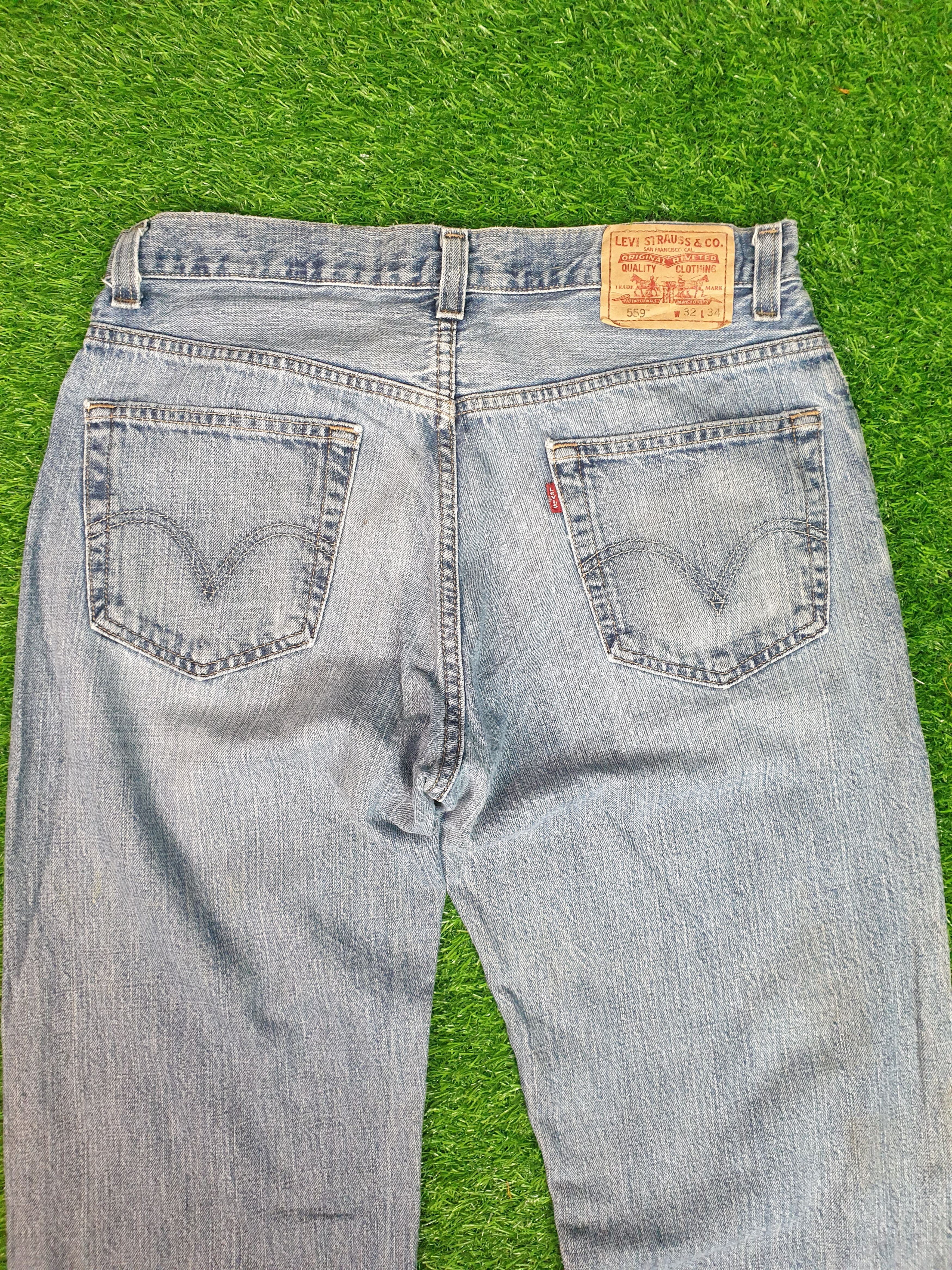 Levi's Vintage Clothing Vintage LEVIS 559 Distressed Faded Size 32X31Jeans L0100 Size US 32 / EU 48 - 10 Thumbnail