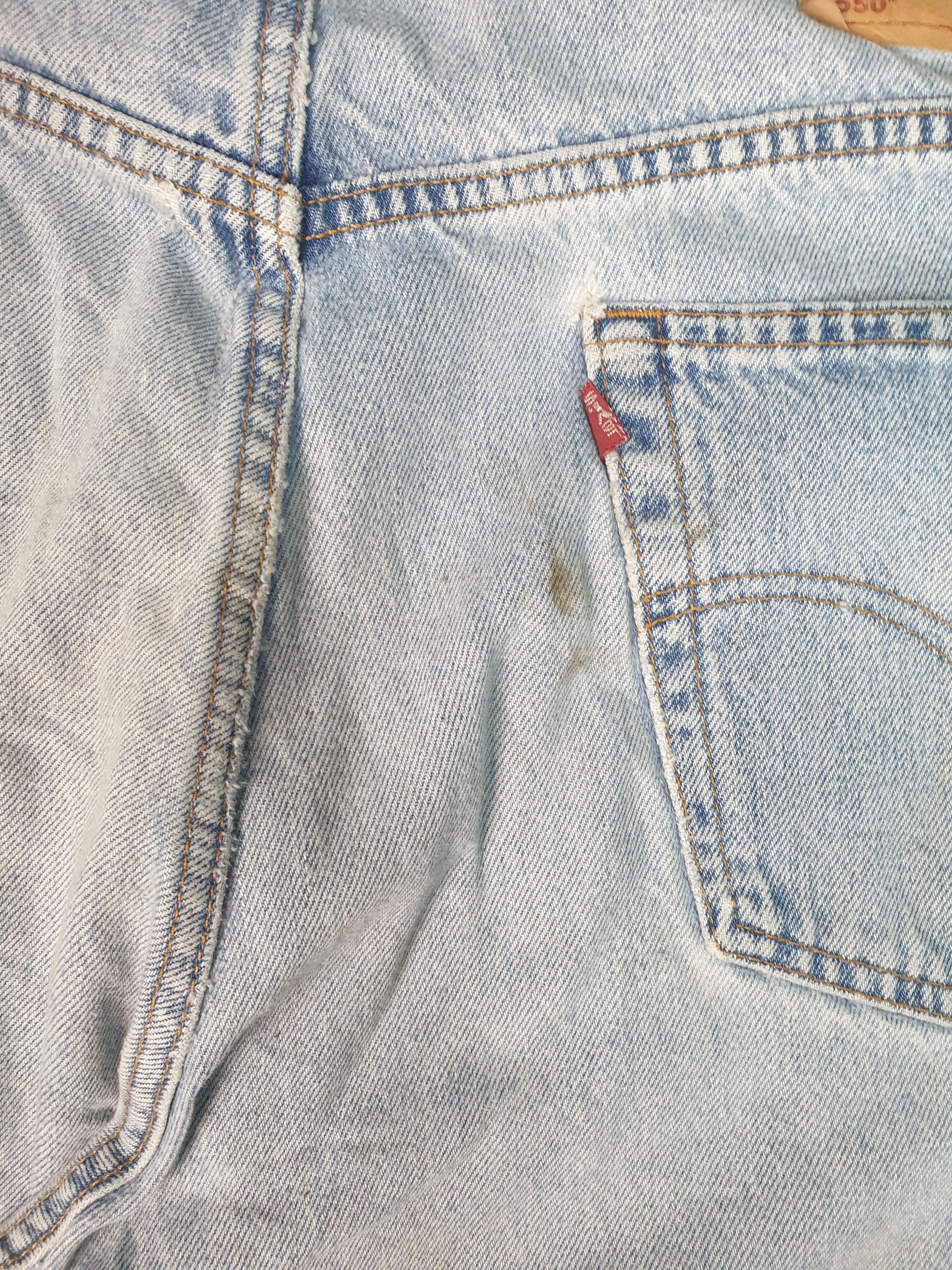 Levi's Vintage LEVIS 550 Sun Faded Distressed 40X29.5 Jeans L0107 Size US 40 / EU 56 - 13 Thumbnail