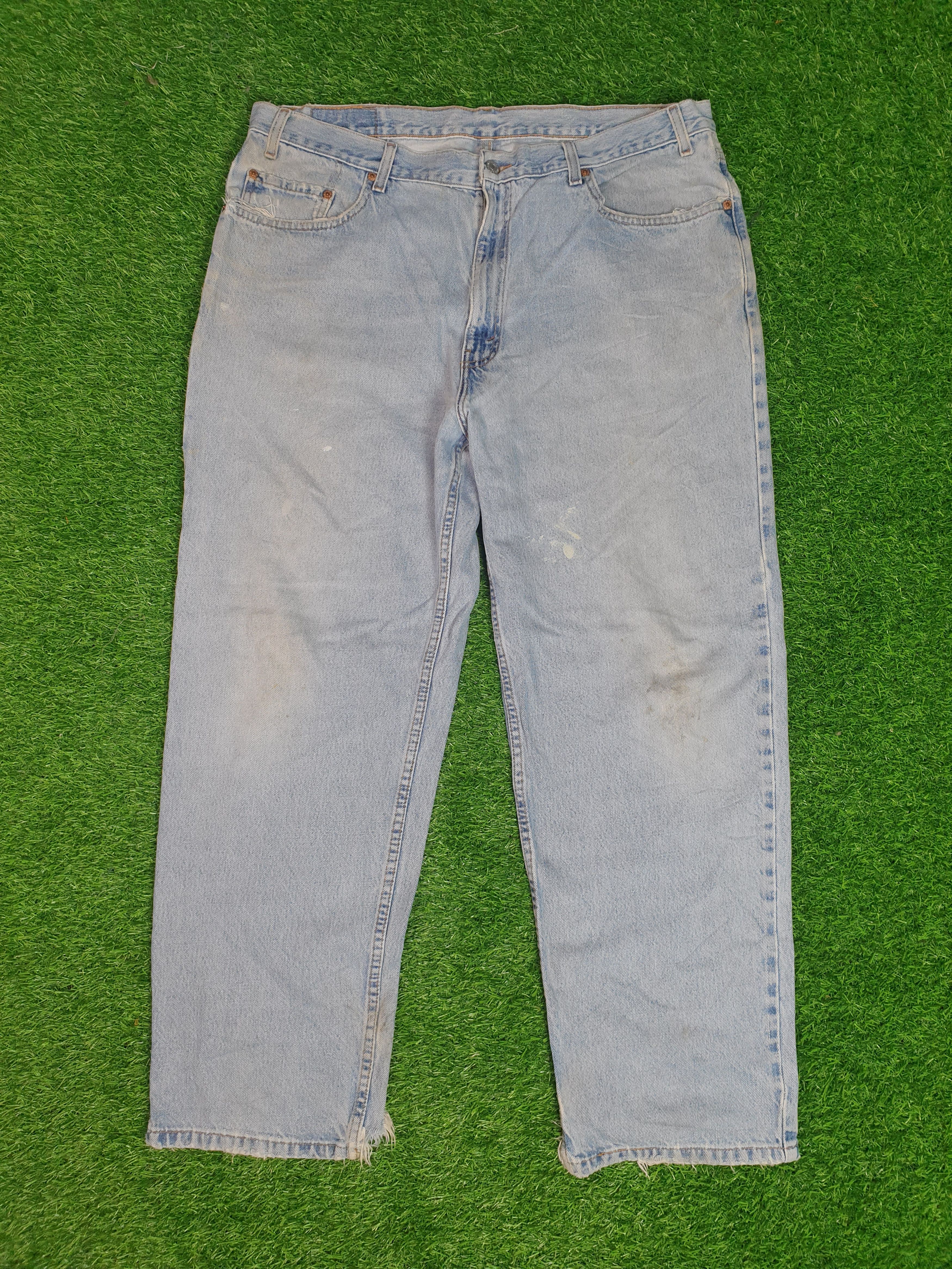 Levi's Vintage LEVIS 550 Sun Faded Distressed 40X29.5 Jeans L0107 Size US 40 / EU 56 - 1 Thumbnail