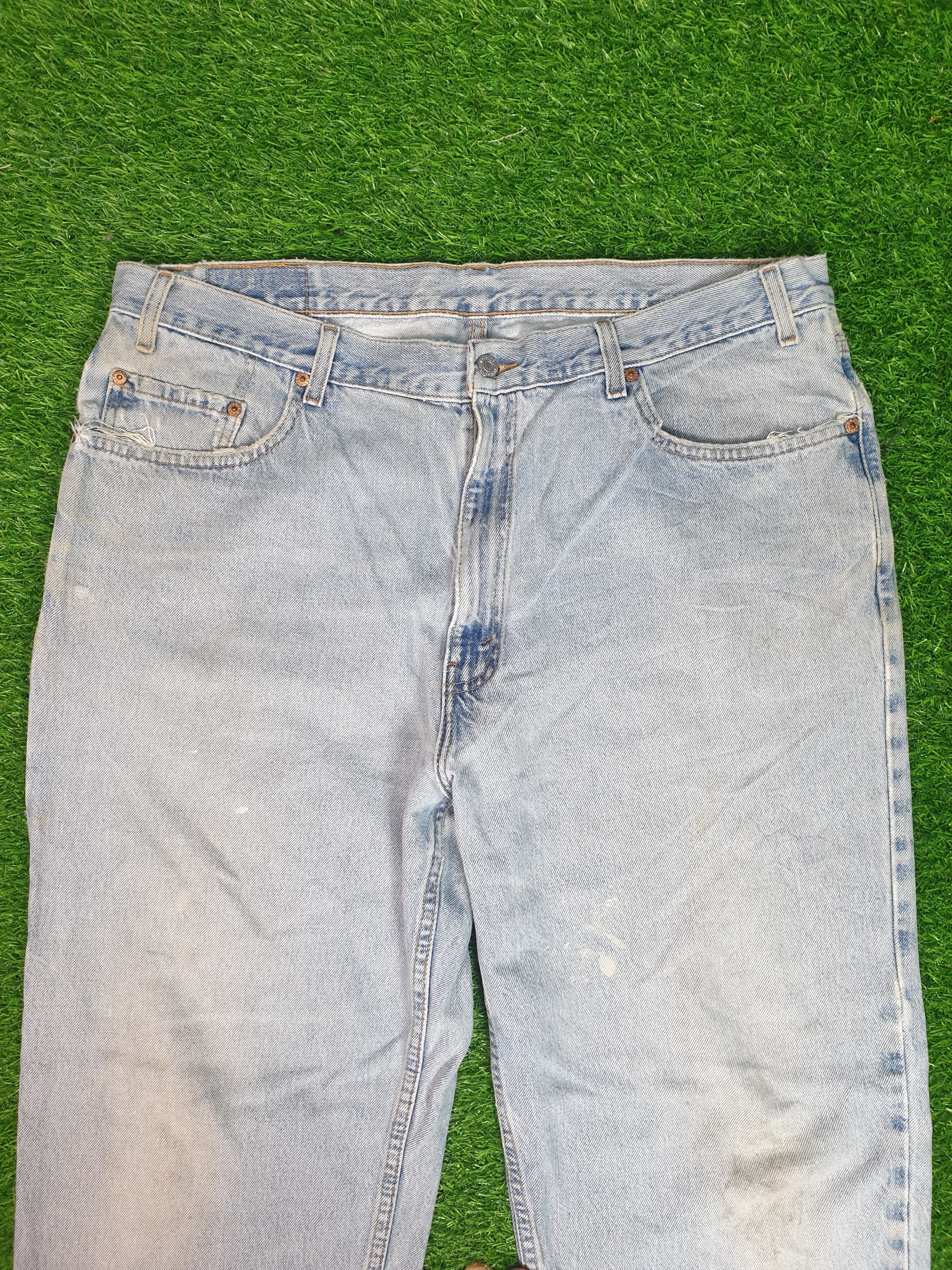 Levi's Vintage LEVIS 550 Sun Faded Distressed 40X29.5 Jeans L0107 Size US 40 / EU 56 - 5 Thumbnail