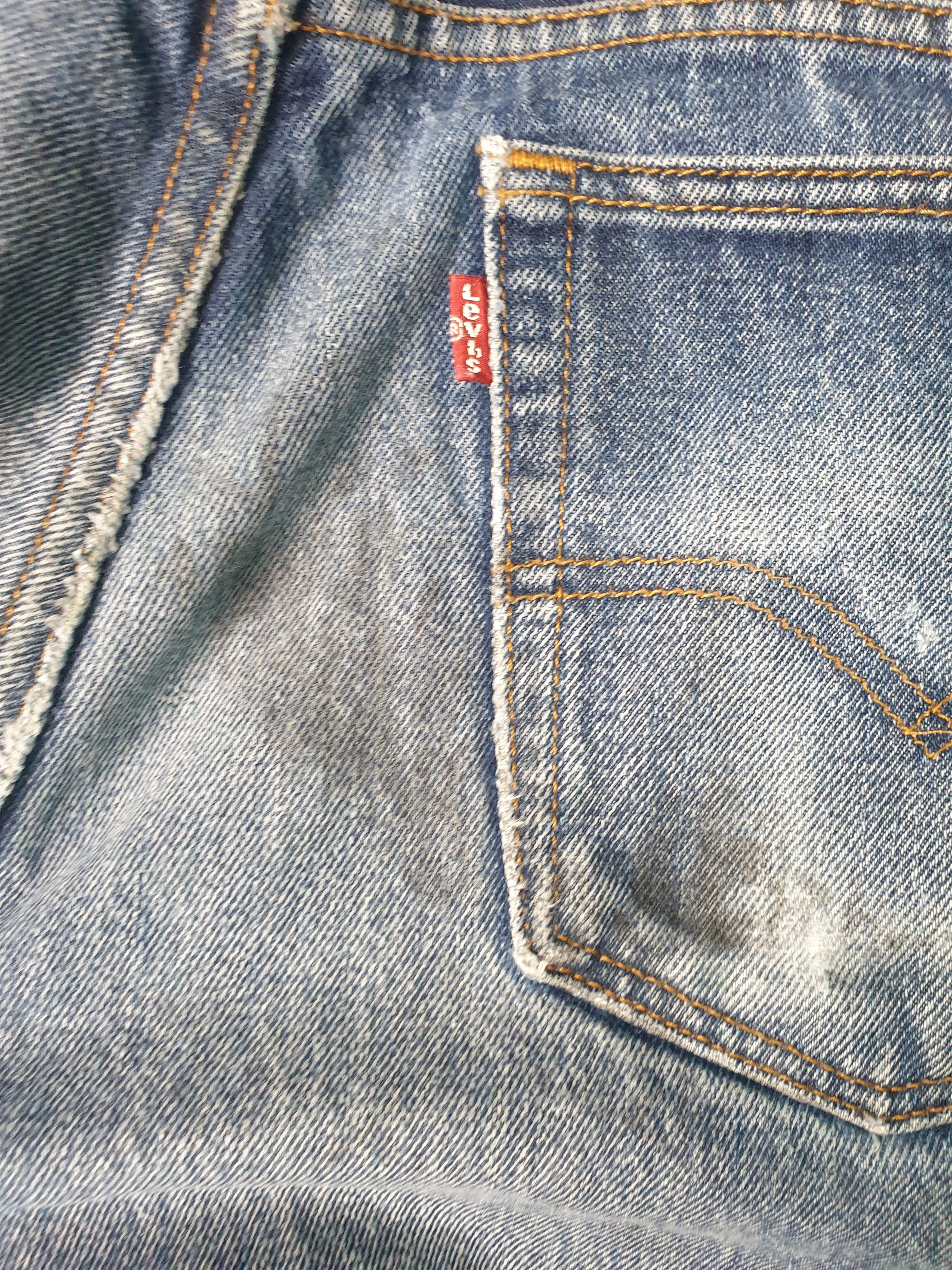 Levi's LEVIS 517 Medium Wash Flare Distressed 35X33 Jeans L0188 Size US 35 - 12 Thumbnail