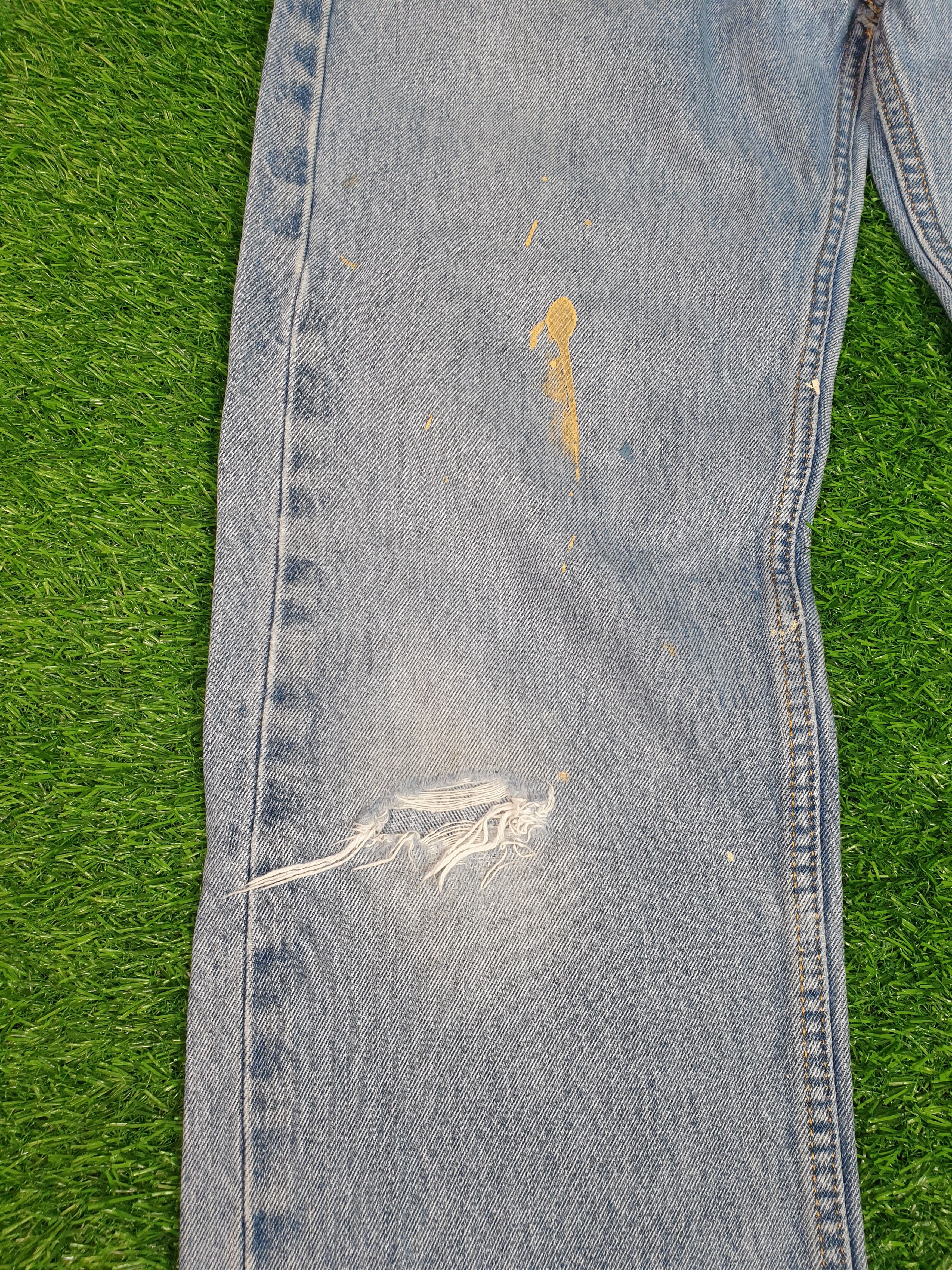 Levi's LEVIS 505 Sun Faded Distressed Size 33X33 Jeans L0129 Size US 33 - 4 Thumbnail