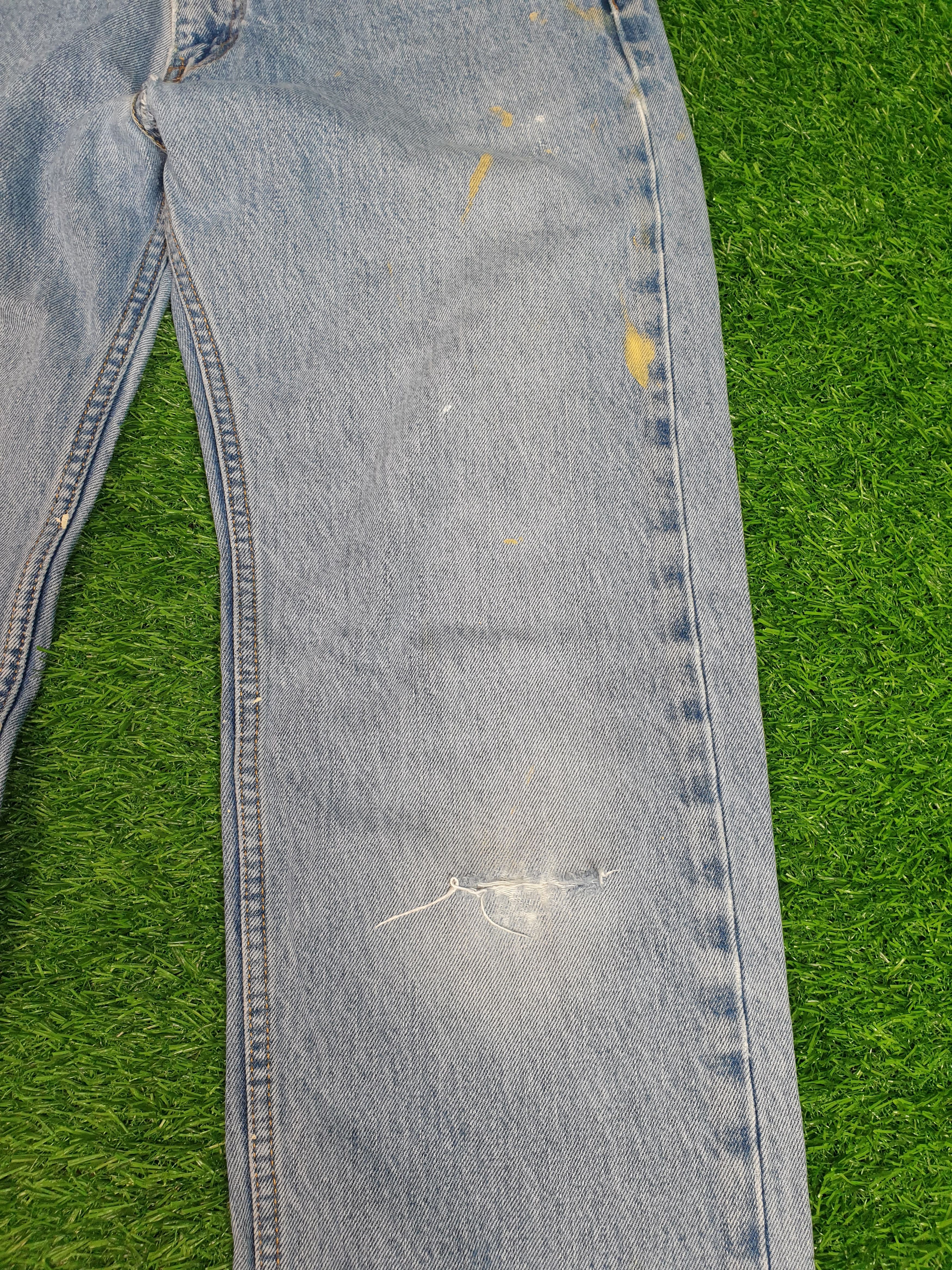 Levi's LEVIS 505 Sun Faded Distressed Size 33X33 Jeans L0129 Size US 33 - 5 Thumbnail