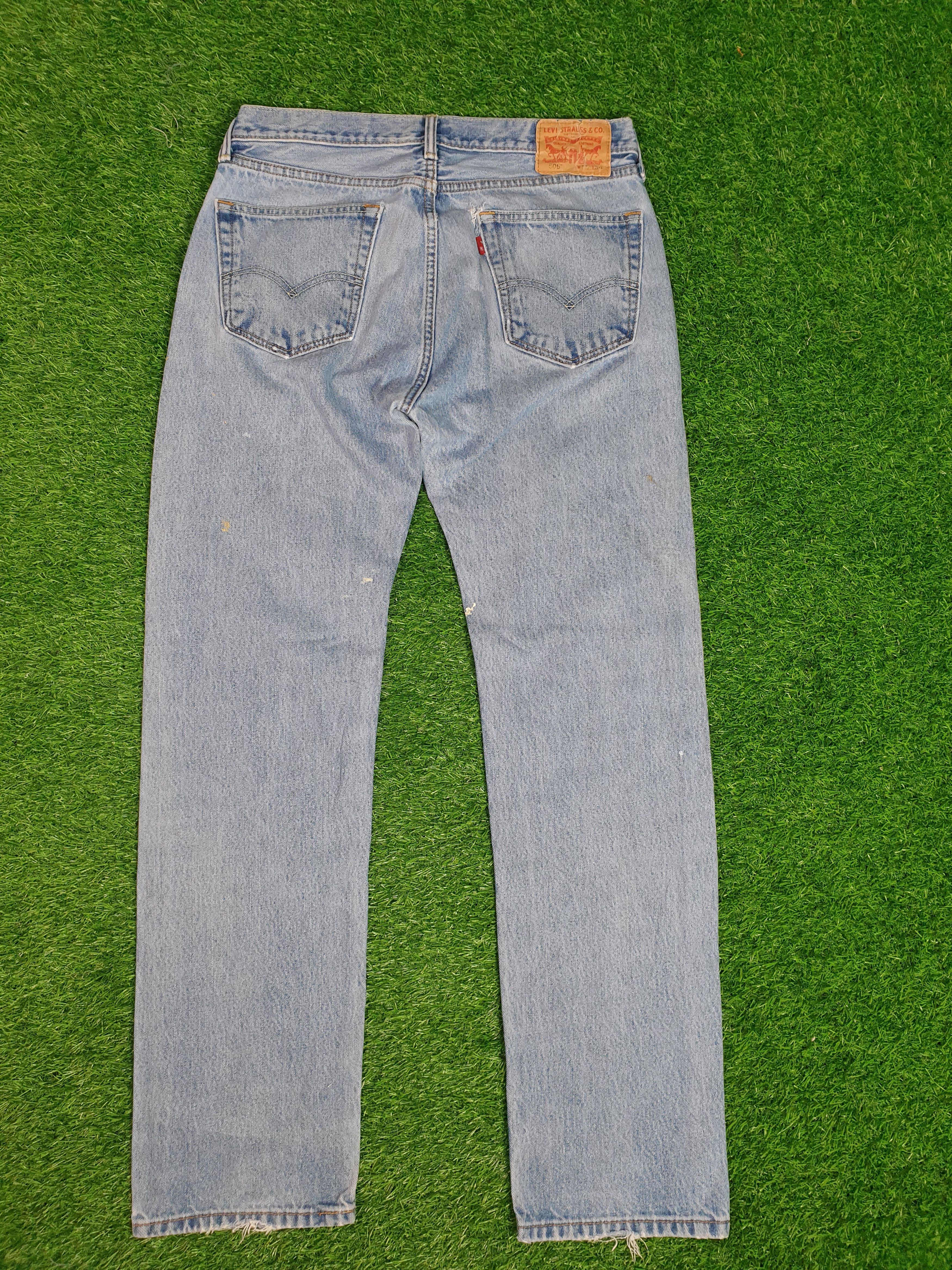 Levi's LEVIS 505 Sun Faded Distressed Size 33X33 Jeans L0129 Size US 33 - 2 Thumbnail