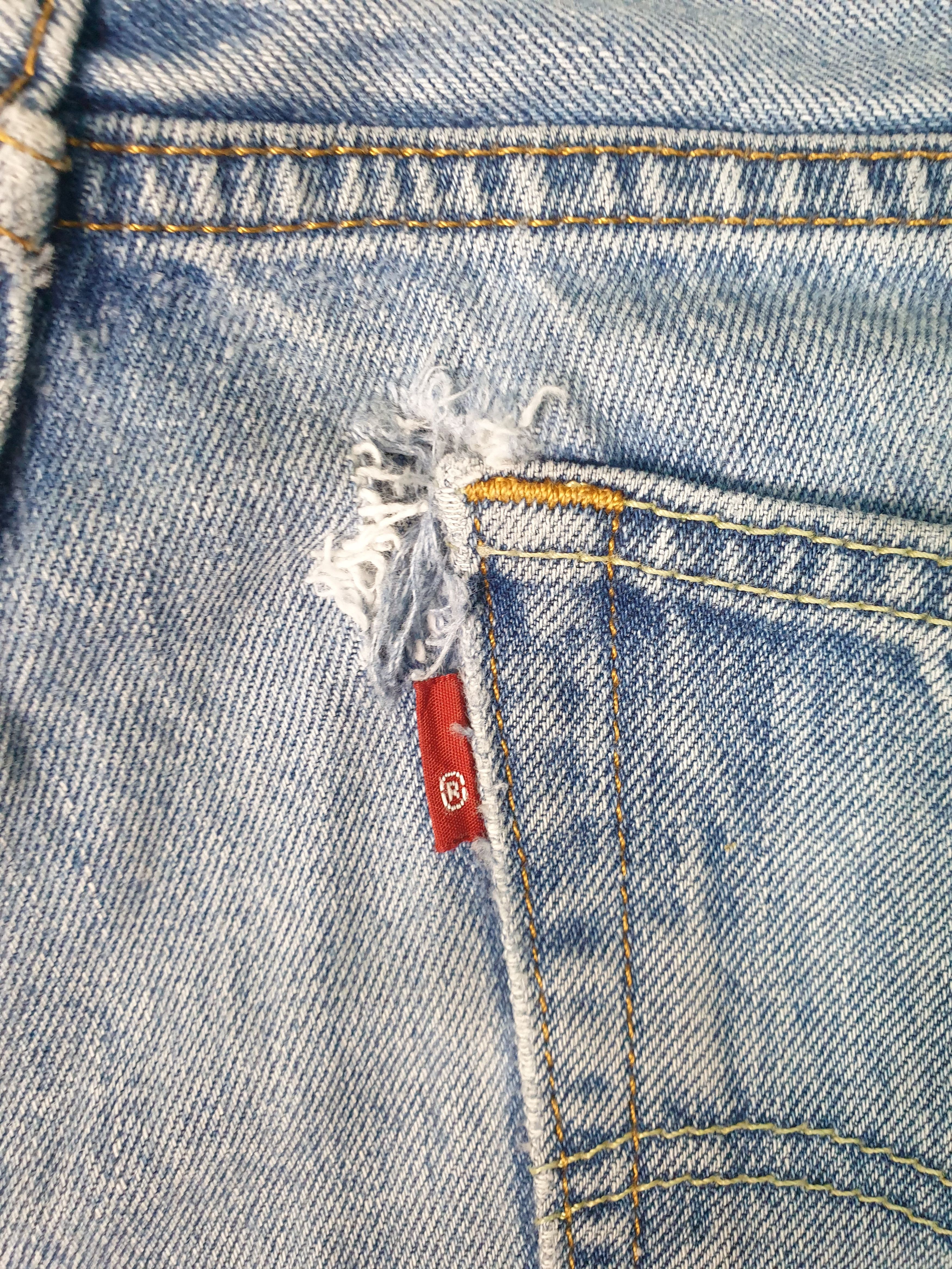 Levi's LEVIS 505 Sun Faded Distressed Size 33X33 Jeans L0129 Size US 33 - 15 Thumbnail
