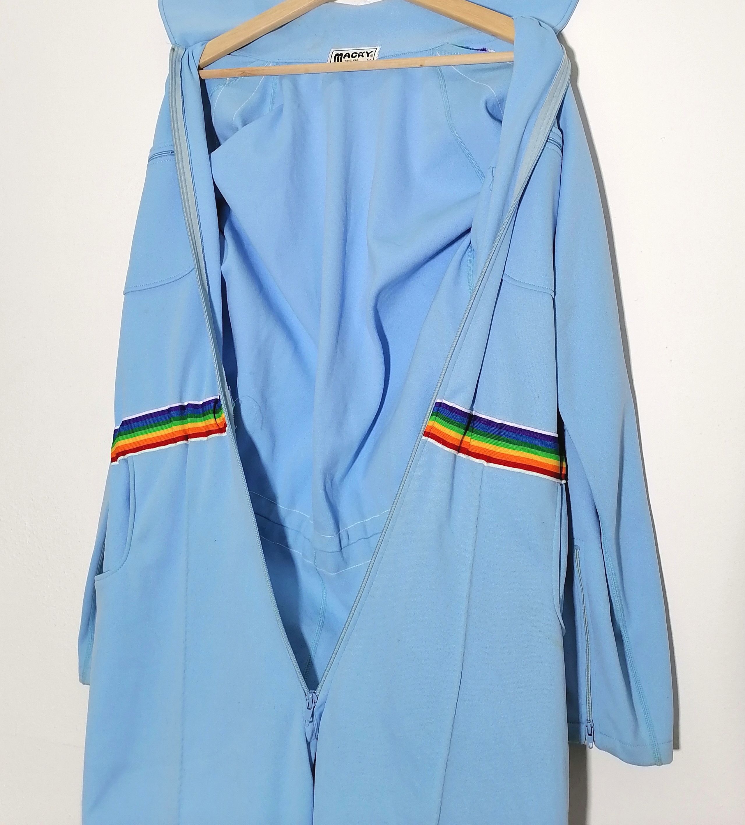 Vintage Macky Rainbow Tapered Allover Jumpsuit Size US 36 / EU 52 - 3 Thumbnail