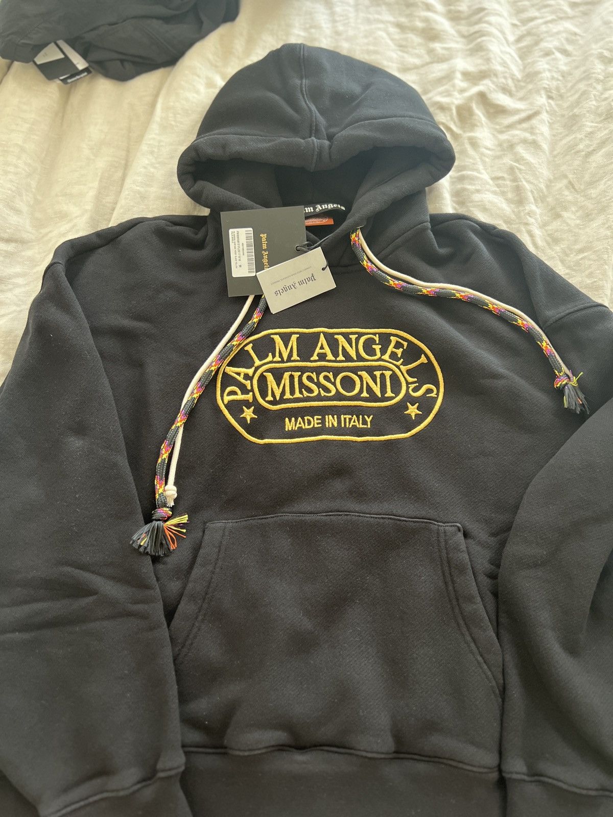 PALM ANGELS X MISSONI Heritage Black Hoodie