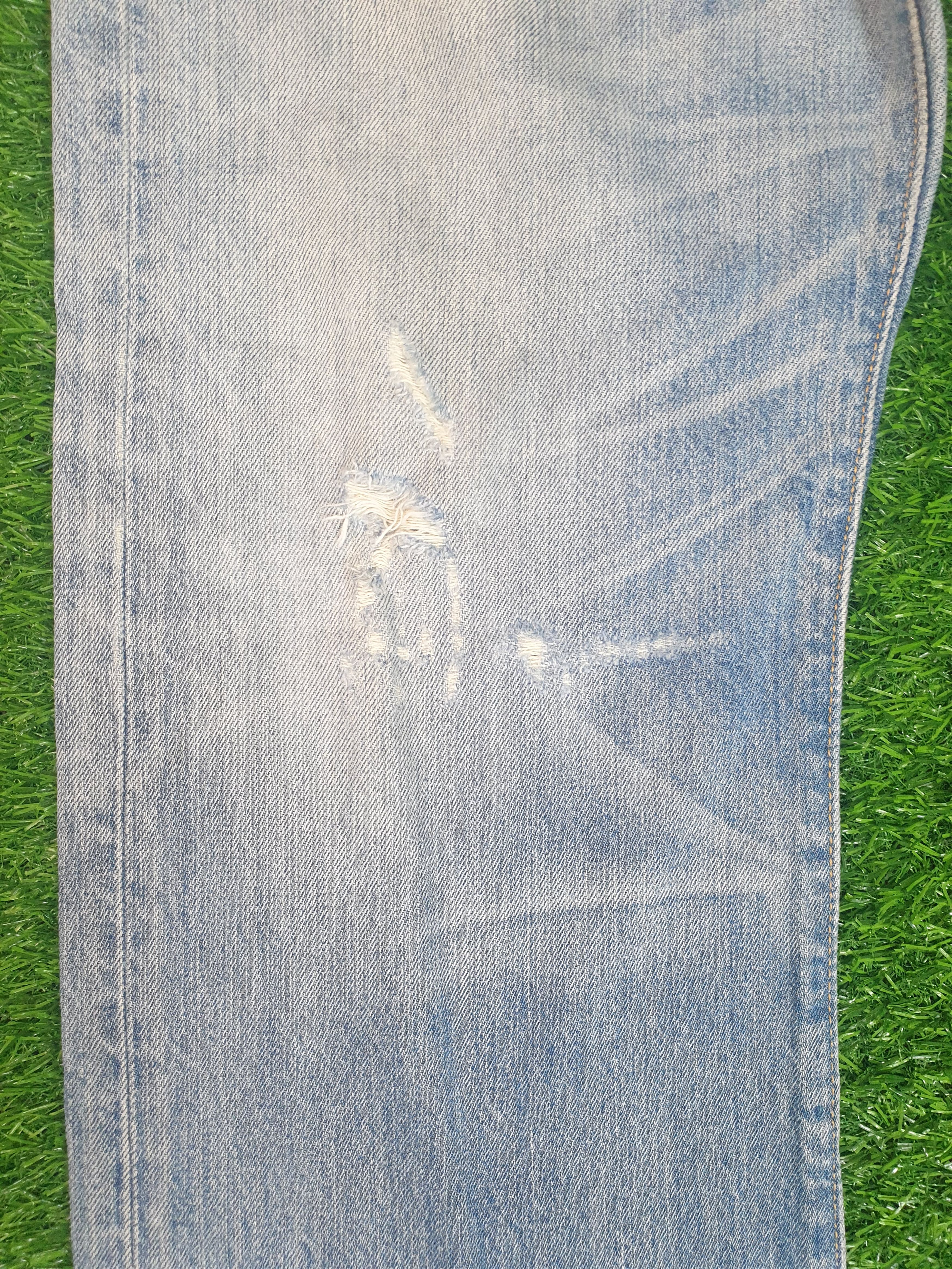 Levi's LEVIS 501 Stone Wash Distressed Size 34X31 Jeans L0180 Size US 34 / EU 50 - 5 Thumbnail