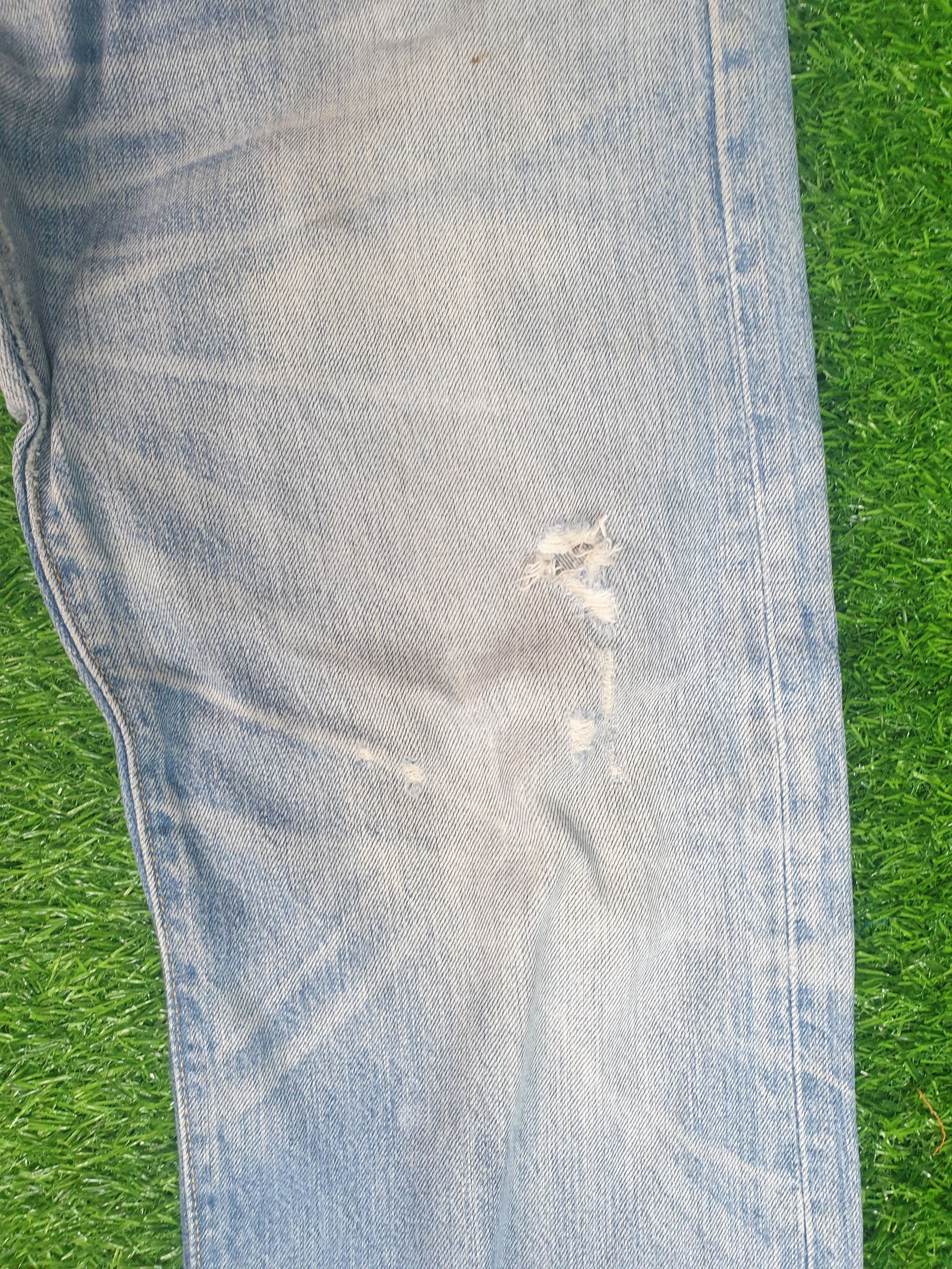 Levi's LEVIS 501 Stone Wash Distressed Size 34X31 Jeans L0180 Size US 34 / EU 50 - 6 Thumbnail