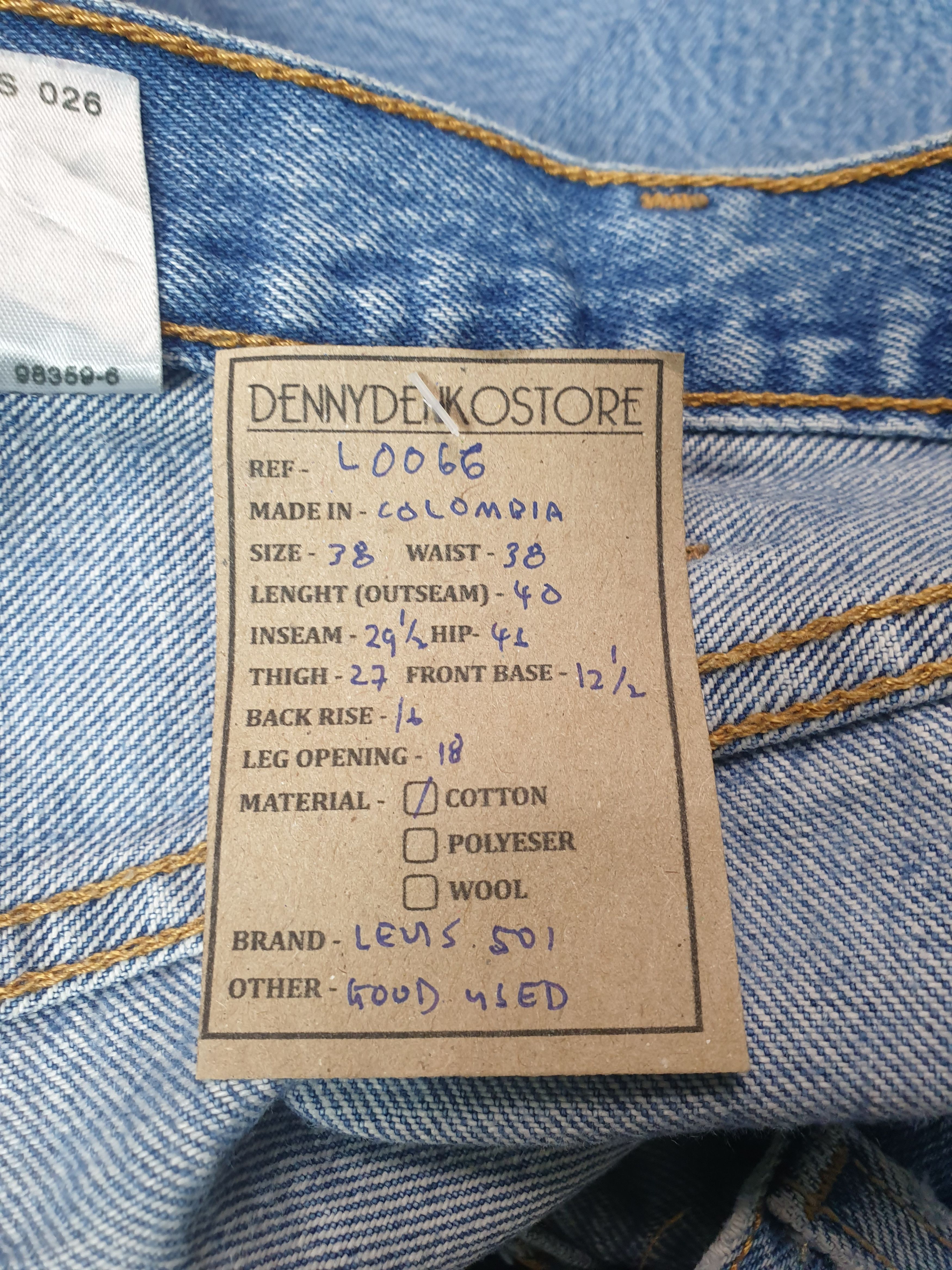 Levi's Vintage LEVIS 501 Light Wash Faded 38X29.5 Jeans L0066 Size US 38 / EU 54 - 12 Thumbnail