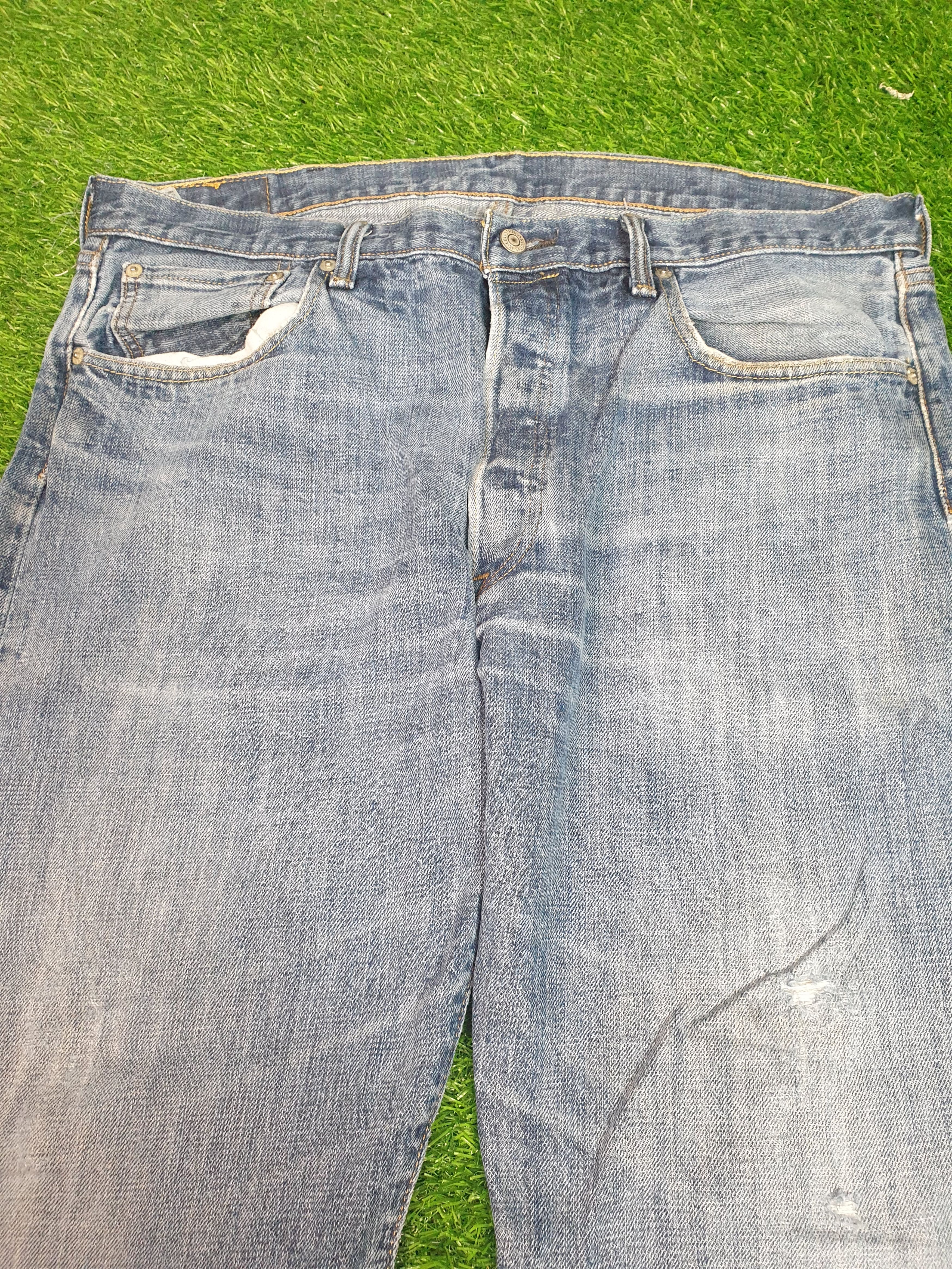 Levi's LEVIS 501 Faded Distressed Size 38X31 Jeans L0061 Size US 38 / EU 54 - 5 Thumbnail