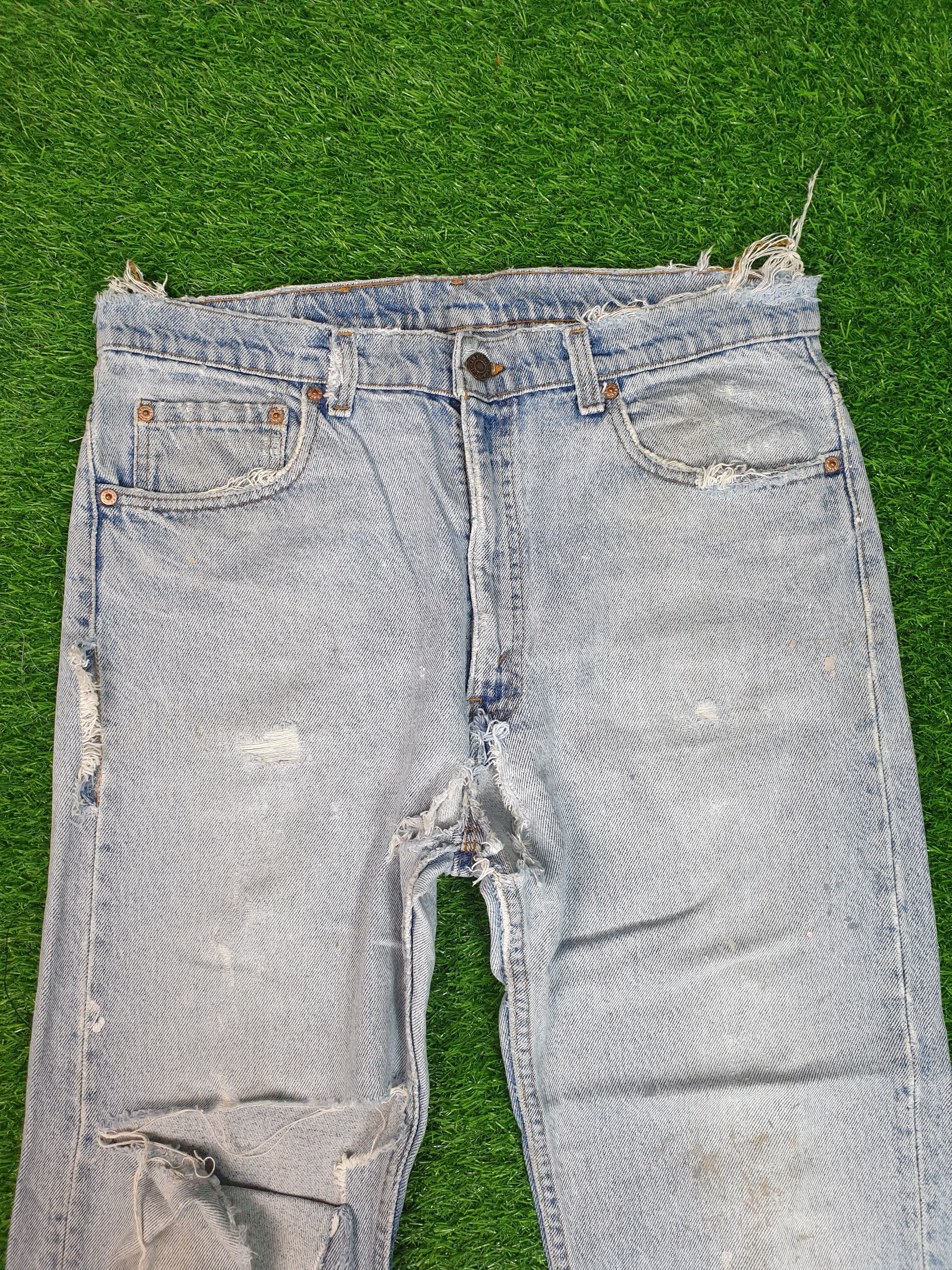 Levi's Vintage 90's LEVIS 505 Faded Distressed 32X29 Jeans L0157 Size US 32 / EU 48 - 3 Thumbnail