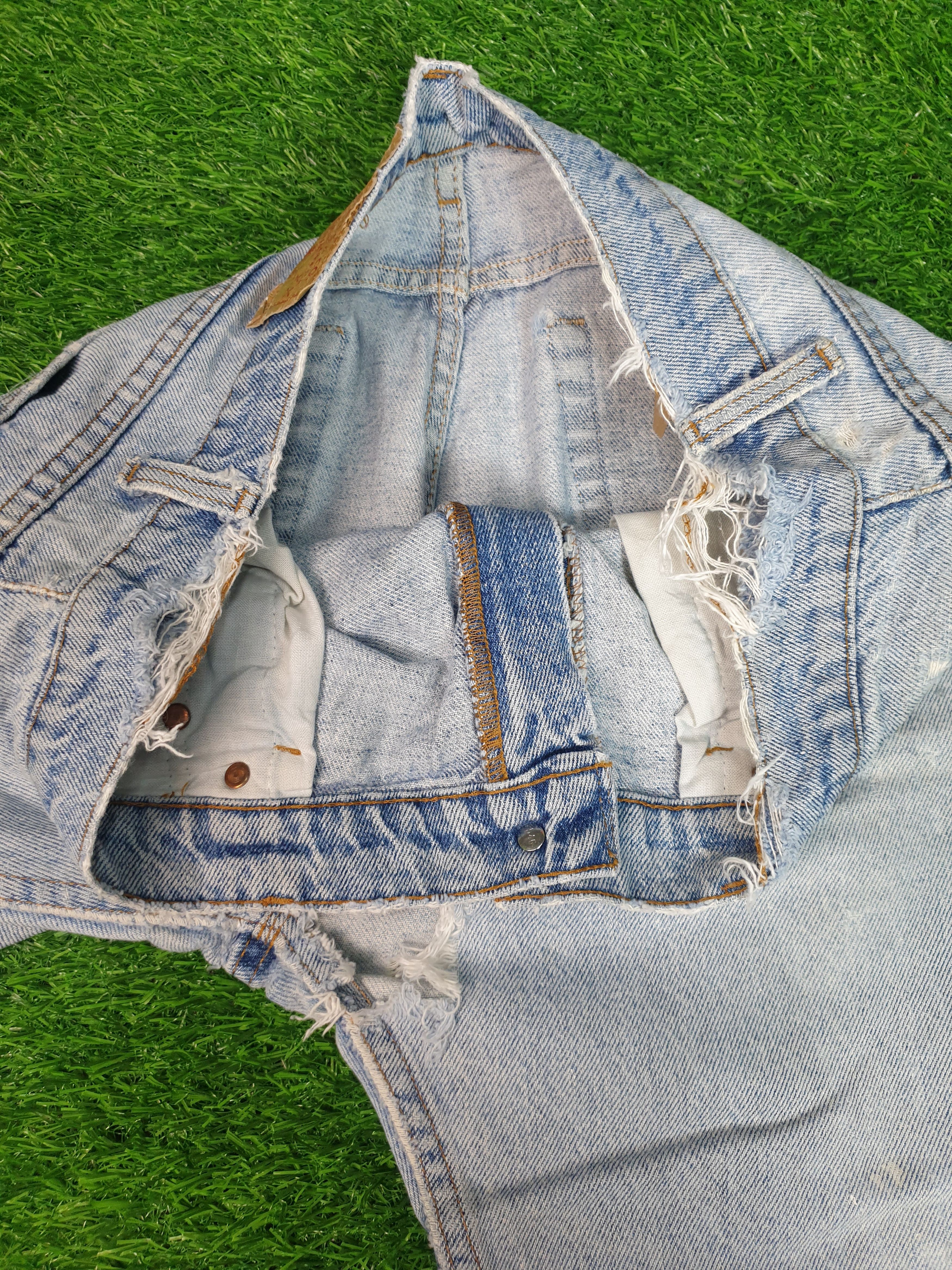 Levi's Vintage 90's LEVIS 505 Faded Distressed 32X29 Jeans L0157 Size US 32 / EU 48 - 9 Thumbnail