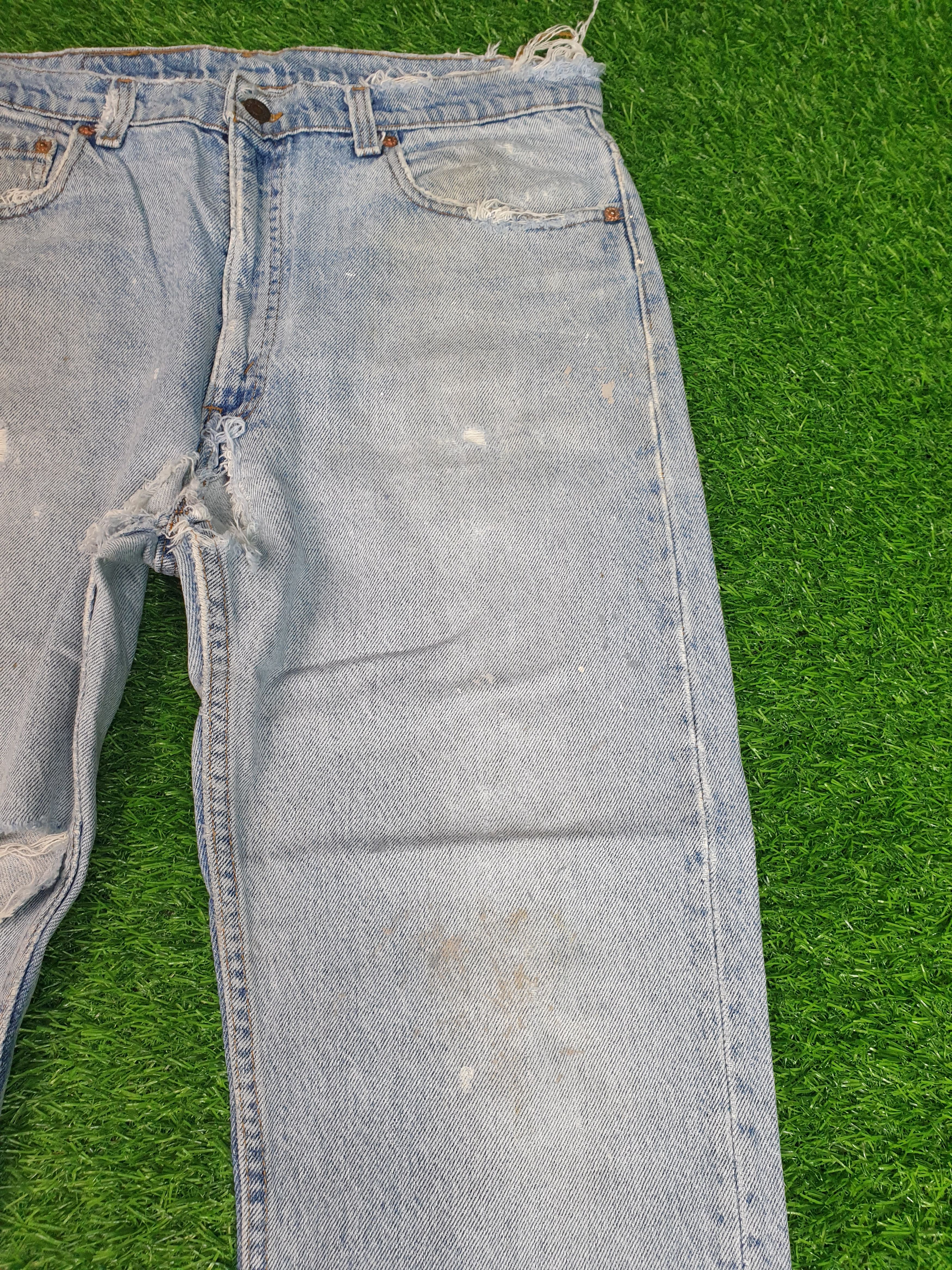 Levi's Vintage 90's LEVIS 505 Faded Distressed 32X29 Jeans L0157 Size US 32 / EU 48 - 7 Thumbnail