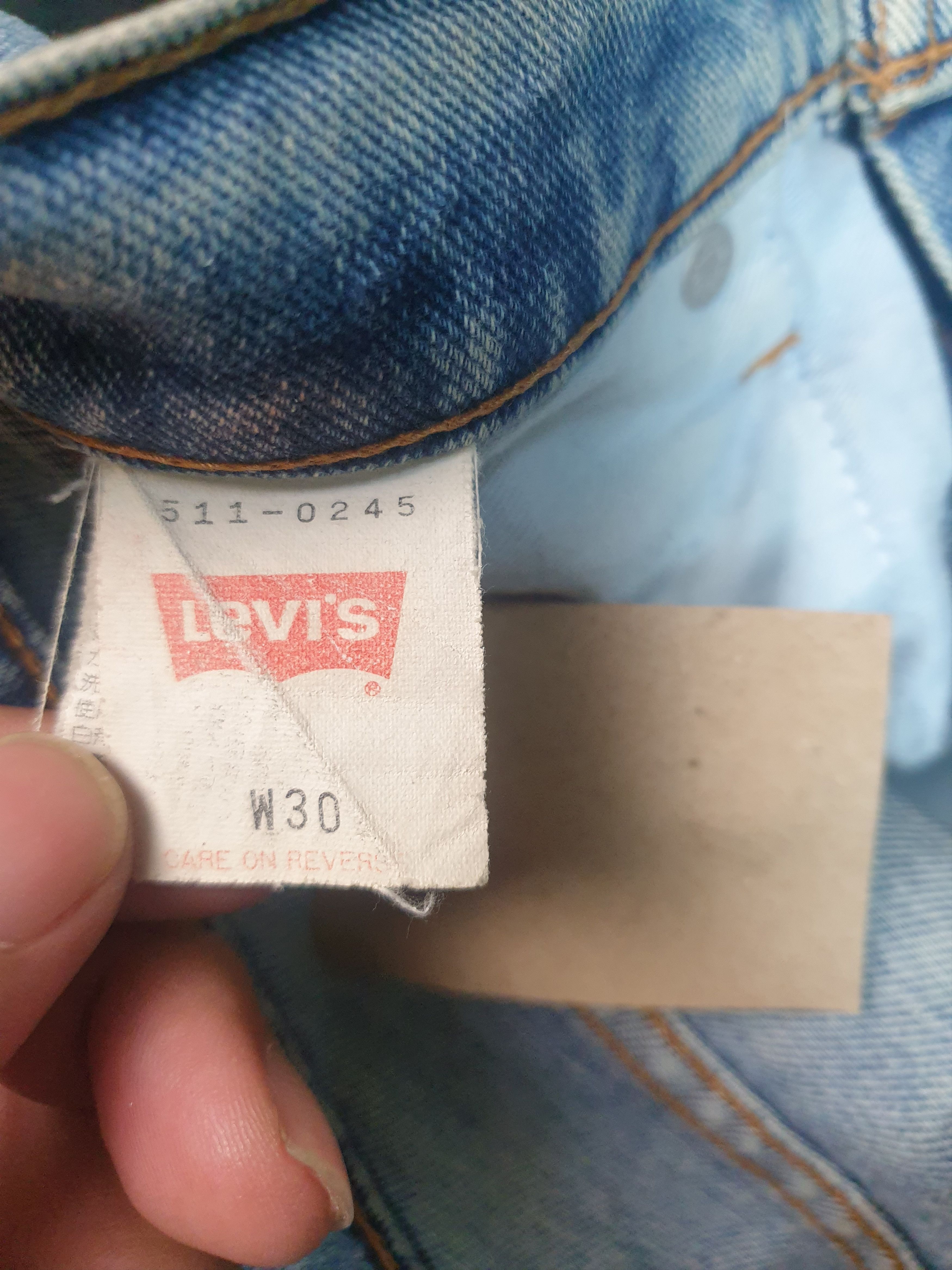 Levi's Vintage LEVIS 511 Sun Faded Distressed 30X34.5 Jeans L0178 Size US 30 / EU 46 - 11 Thumbnail