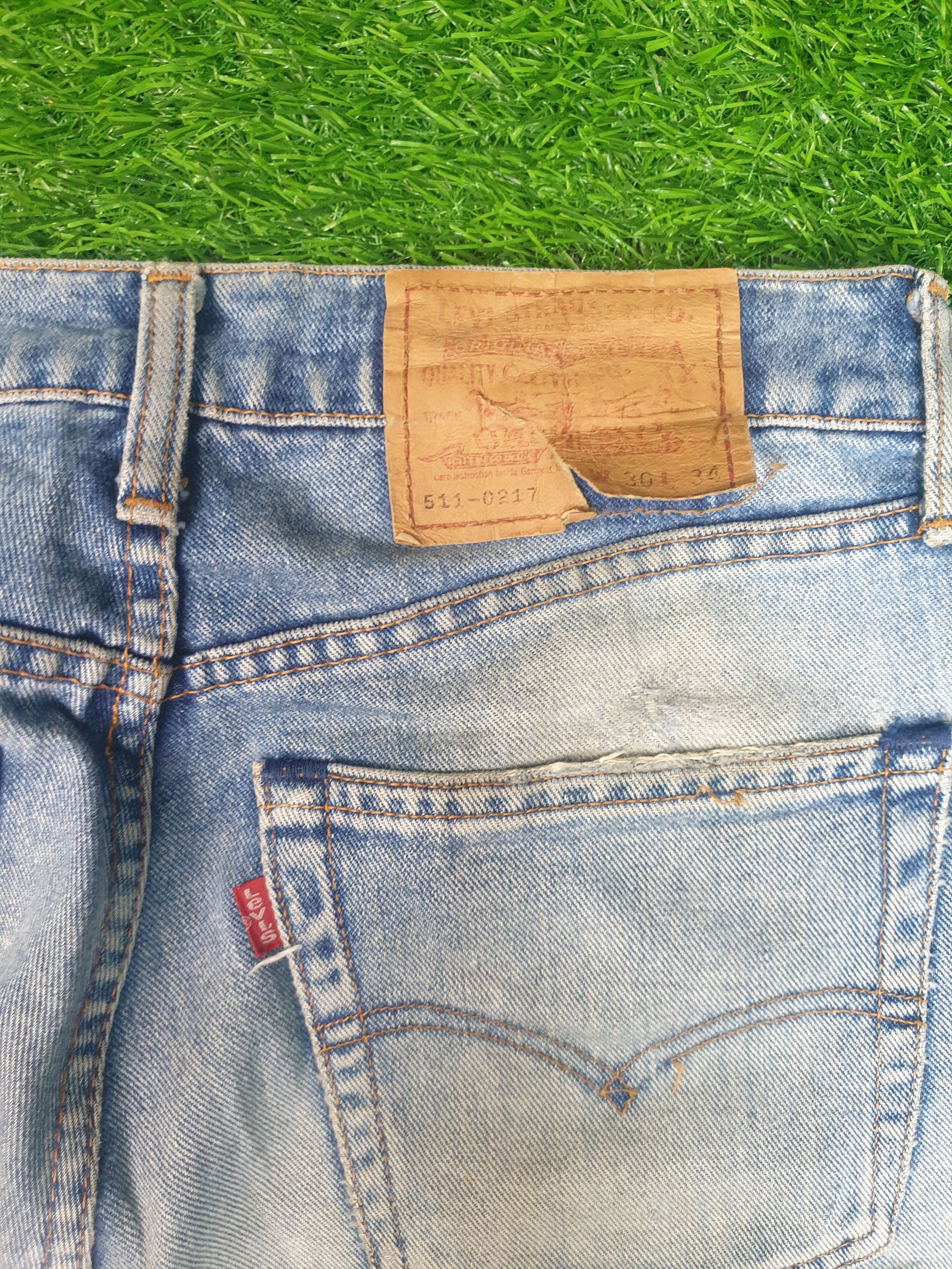 Levi's Vintage LEVIS 511 Sun Faded Distressed 30X34.5 Jeans L0178 Size US 30 / EU 46 - 9 Thumbnail