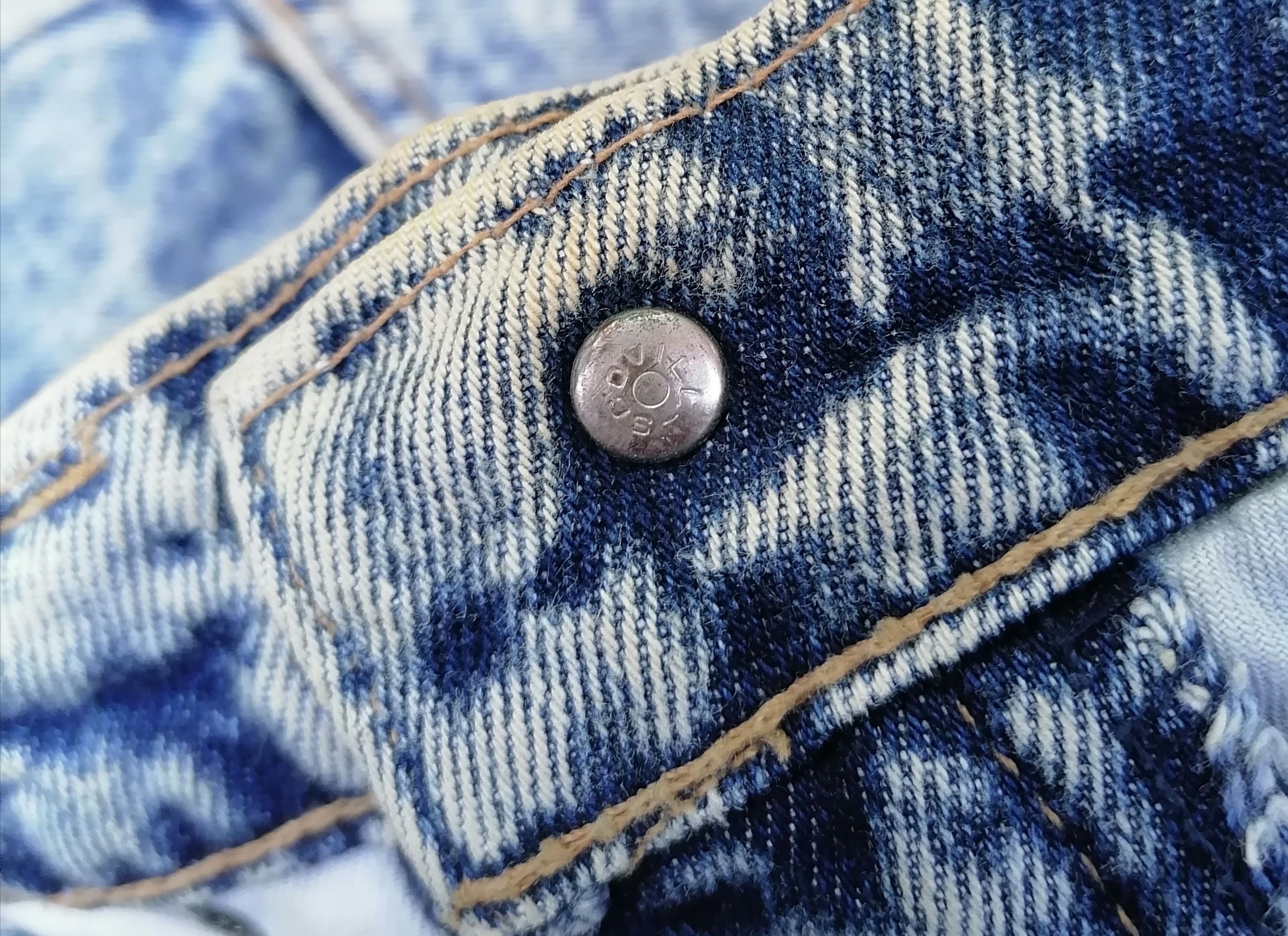 Vintage Three P.A.L Acid Wash Denim Jeans Size US 33 - 8 Thumbnail