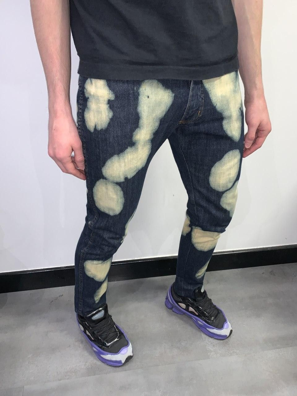 Levi's Custom Made Bleached Wrangler Denim Pants Size US 30 / EU 46 - 2 Thumbnail