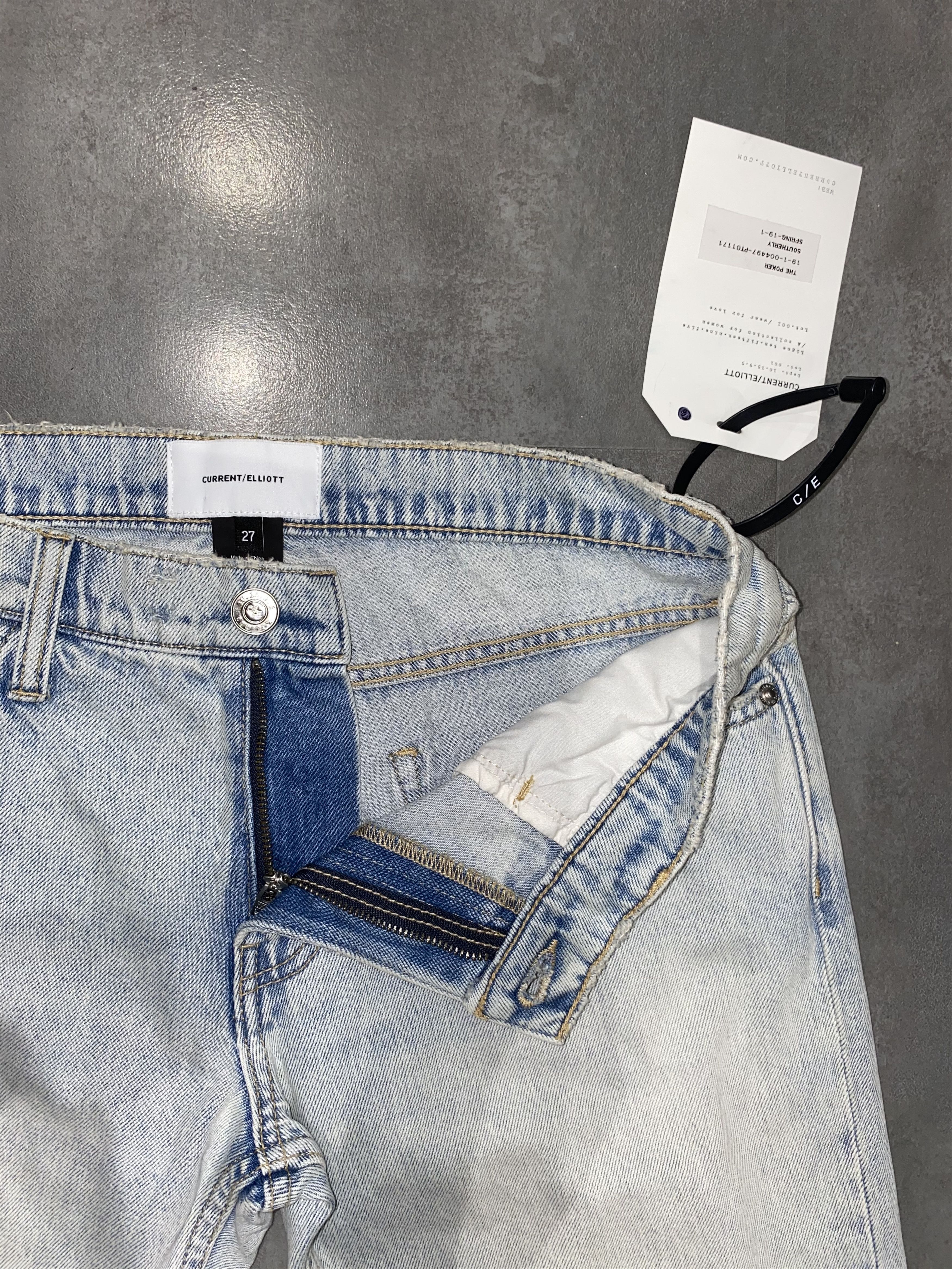 Current/Elliot DS! Current/Elliott Destroyed Helmut Lang Like Denim Pants Size US 30 / EU 46 - 14 Thumbnail