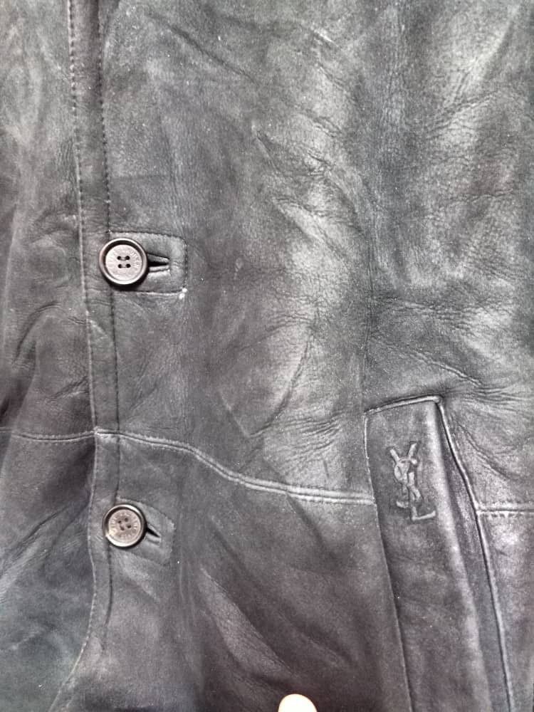 Yves Saint Laurent Yves Saint Laurent leather suede Jacket Size US XL / EU 56 / 4 - 10 Thumbnail