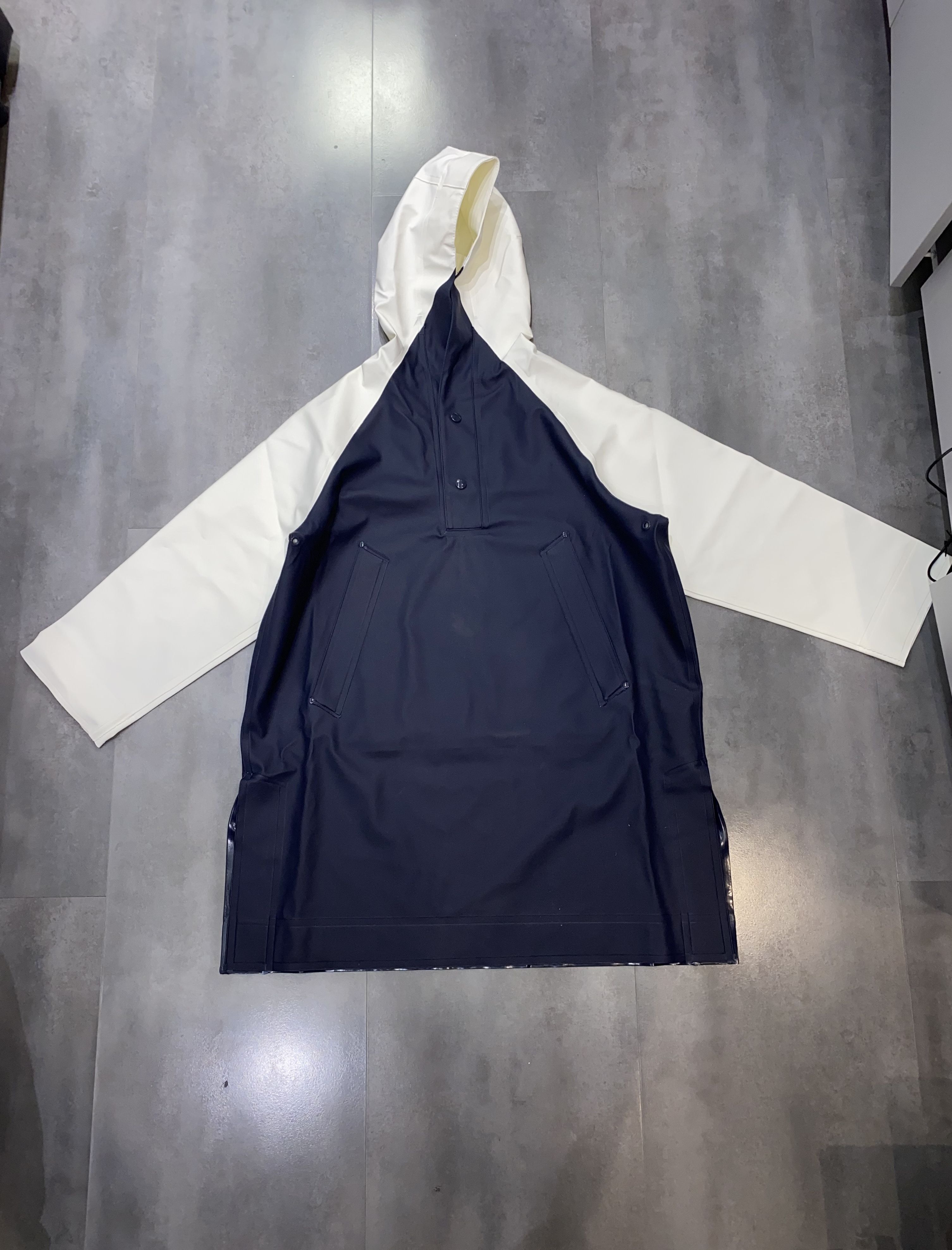Marni !DS! Stutterheim by Marni Navy/White Raincoat Size US L / EU 52-54 / 3 - 4 Thumbnail