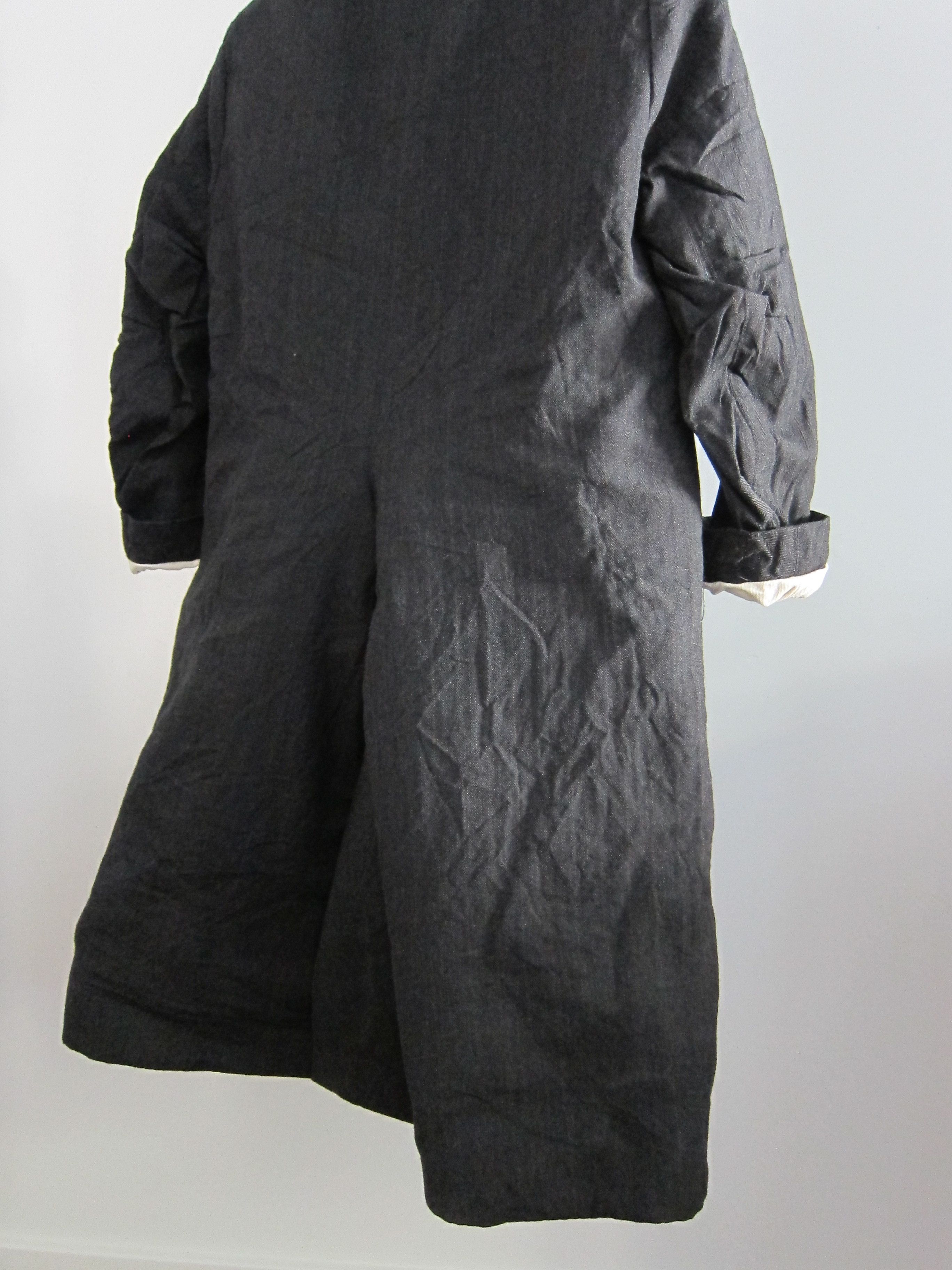 Paul Harnden Shoemakers *NEW* WOOL SHORT COAT (BLACK, SMALL) Size S / US 4 / IT 40 - 4 Thumbnail