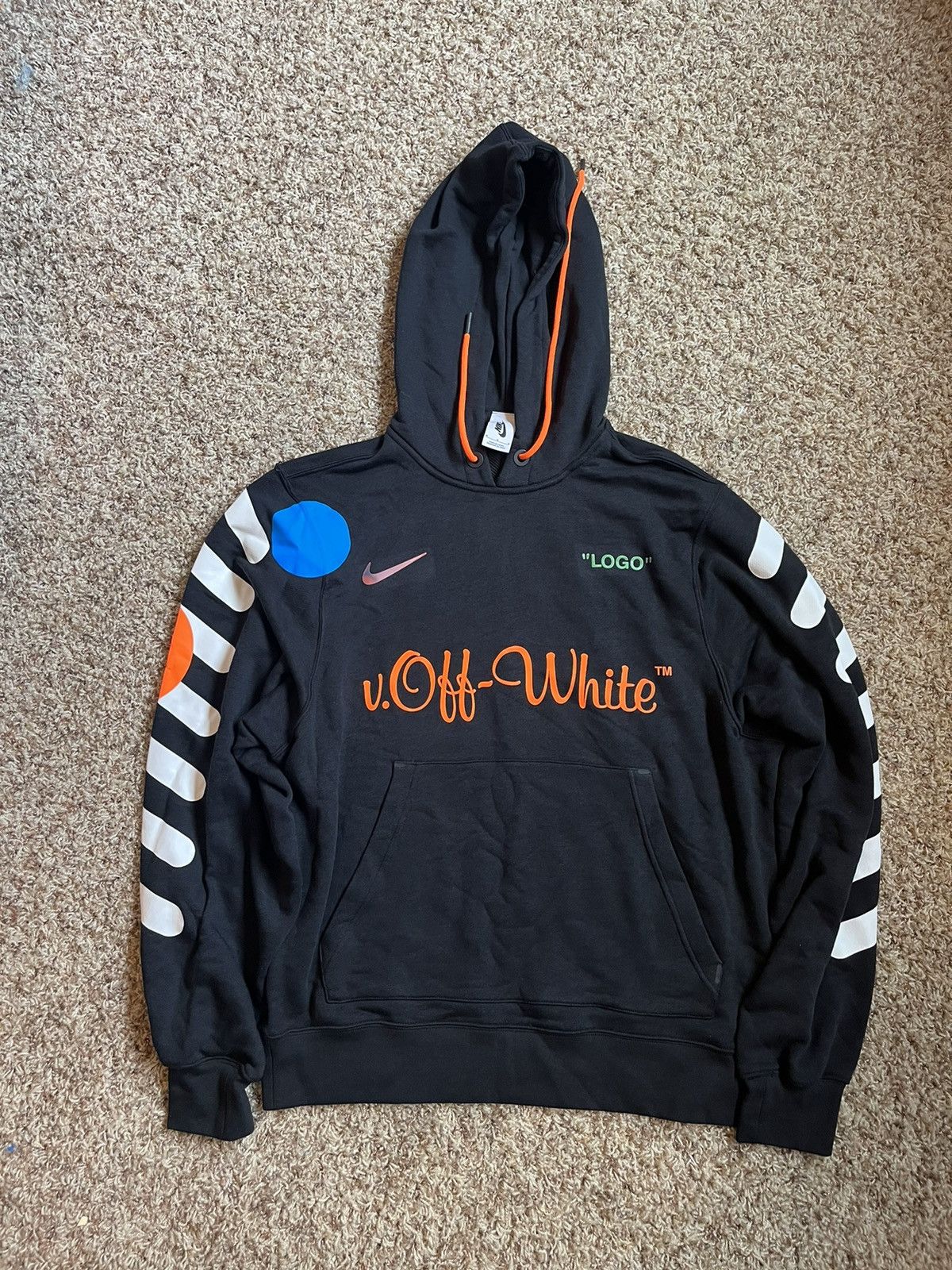 OFF-WHITE x Nike 006 Fleece Hoodie Black